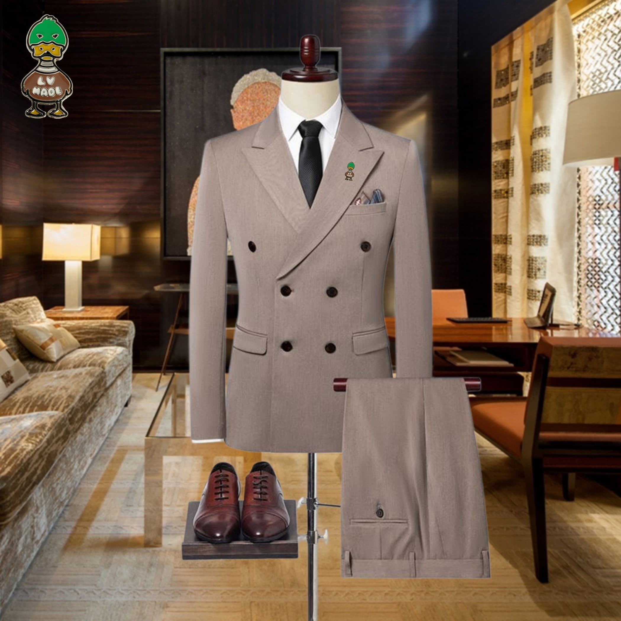 C17982 The preferred choice for business occasions! Essential formal attire for business negotiations and interviews! Wedding dresses! Recommended by stores! High-selling products! 🔥 [Louis Vuitton LV] High-end suit sets from the original collection, iden — image 2