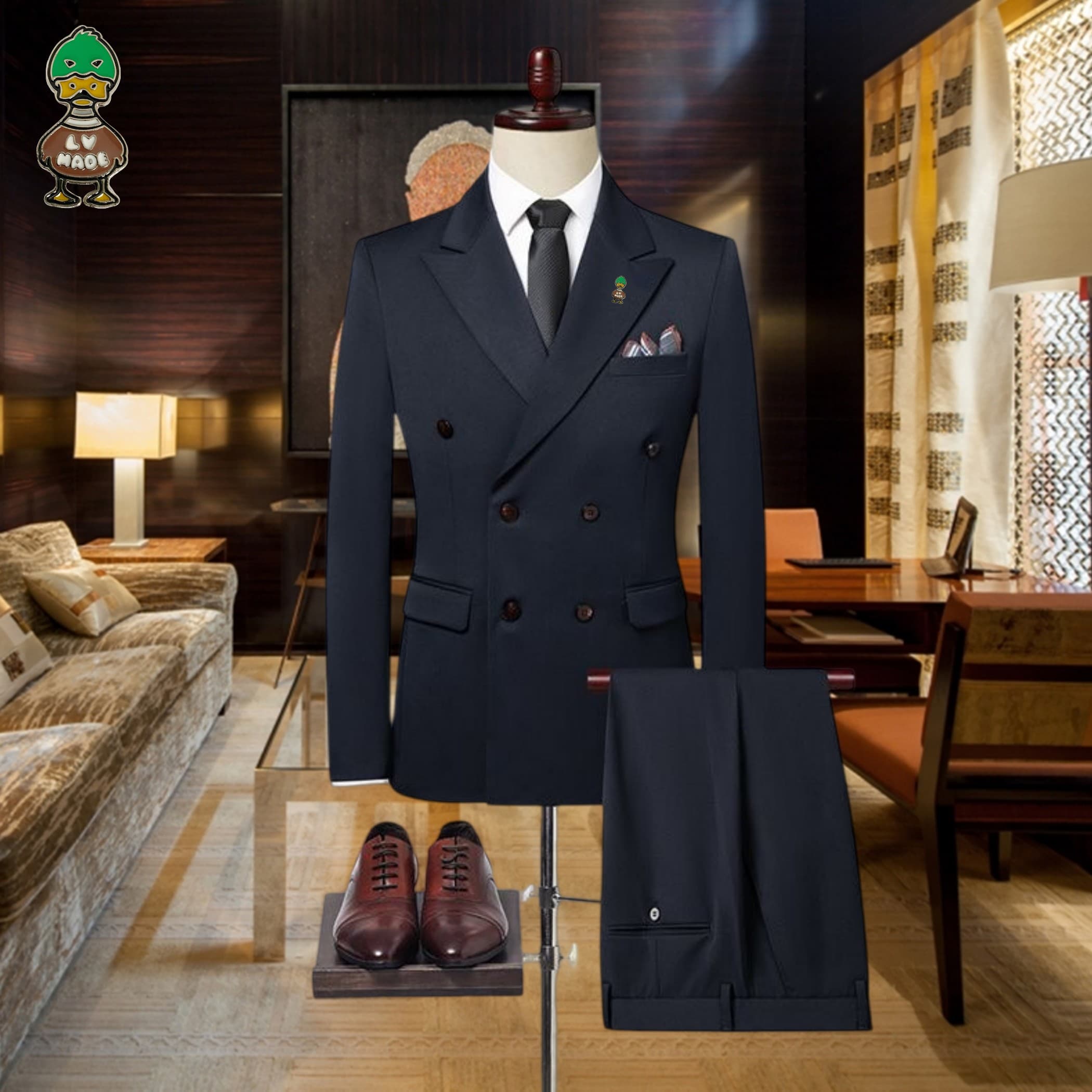 C17982 The preferred choice for business occasions! Essential formal attire for business negotiations and interviews! Wedding dresses! Recommended by stores! High-selling products! 🔥 [Louis Vuitton LV] High-end suit sets from the original collection, iden — image 5