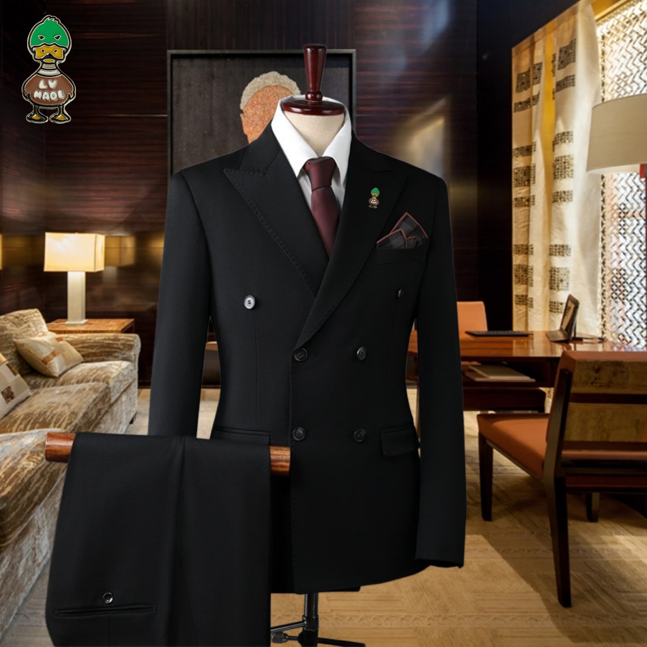 C17981 The preferred choice for business occasions! Essential formal attire for business negotiations and interviews! Wedding dresses! Recommended by stores! Top-selling products! 🔥 [Louis Vuitton LV] High-end suit sets from the original collection, ident — image 5