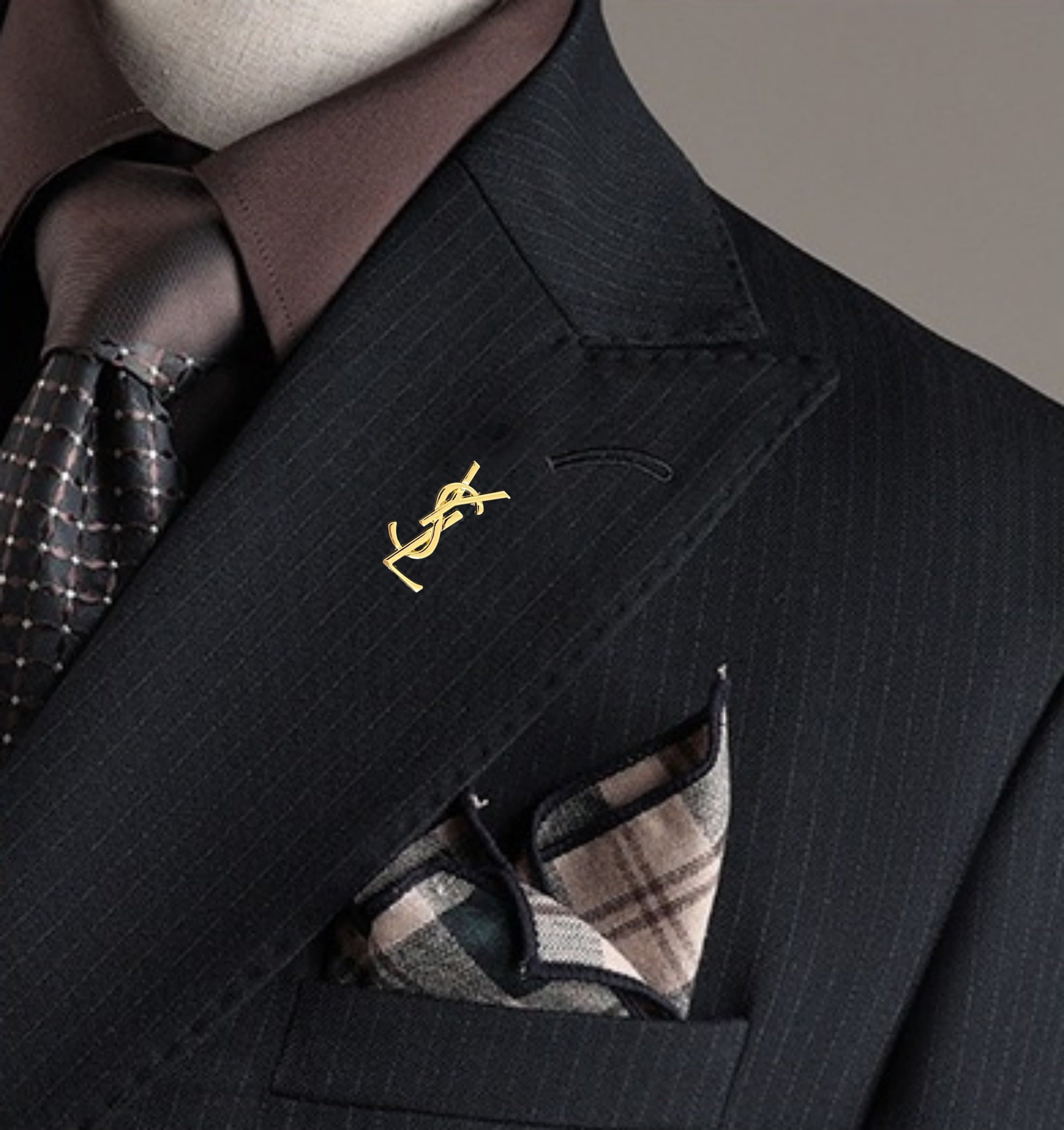 C17924 The preferred choice for business occasions! Essential formal attire for business negotiations and interviews! Wedding dresses! Recommended by stores! Top-selling products! 🔥 [YSL] High-end suit sets, identical to those on the official website. Thr — image 5