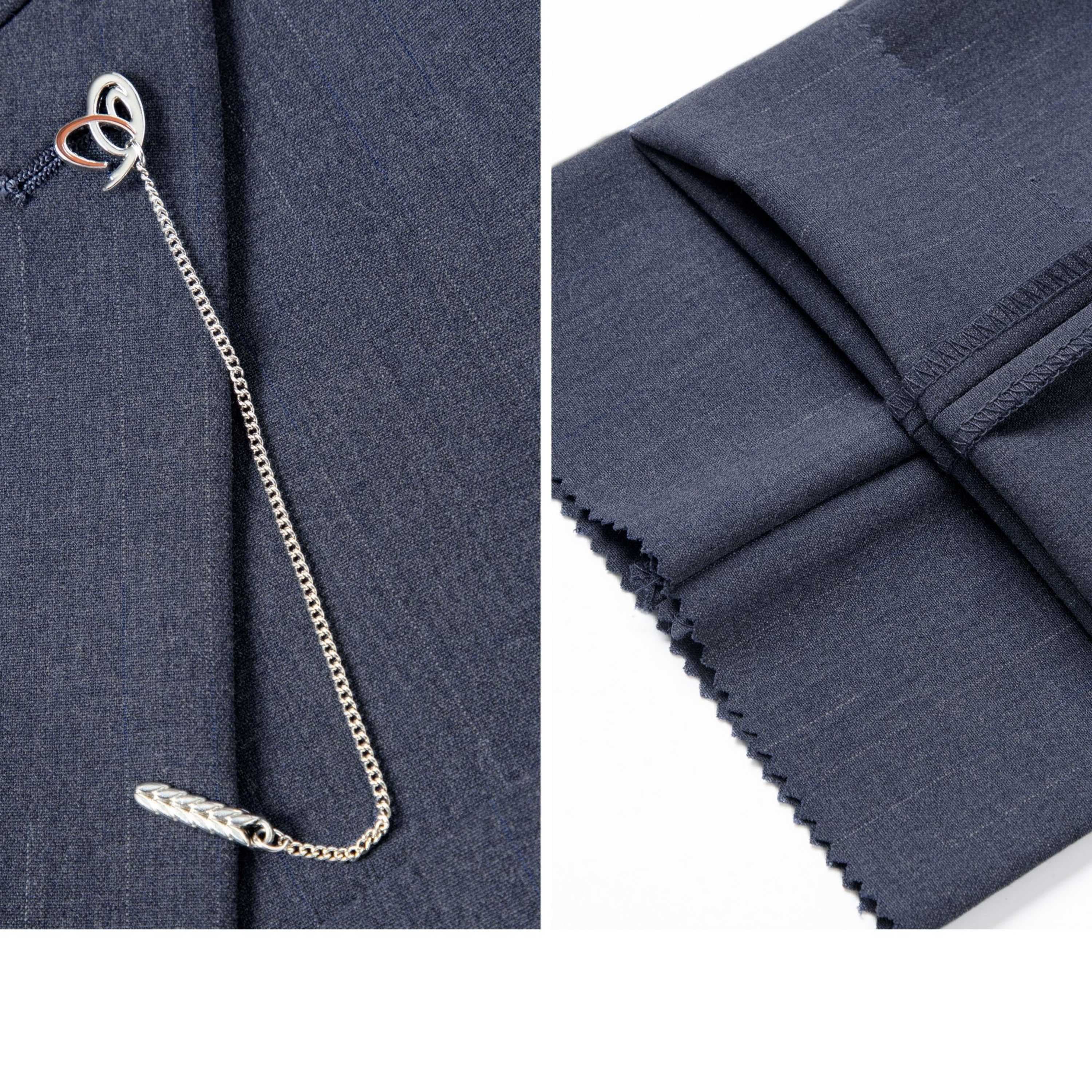 C17872 Preferred choice for business occasions! Wedding gowns! Highly recommended by the store! Must-have item! [CHANEL] Original high-end suit sets – identical to those on the official website. Three-piece suit set, latest designs from fashion shows. The — image 4
