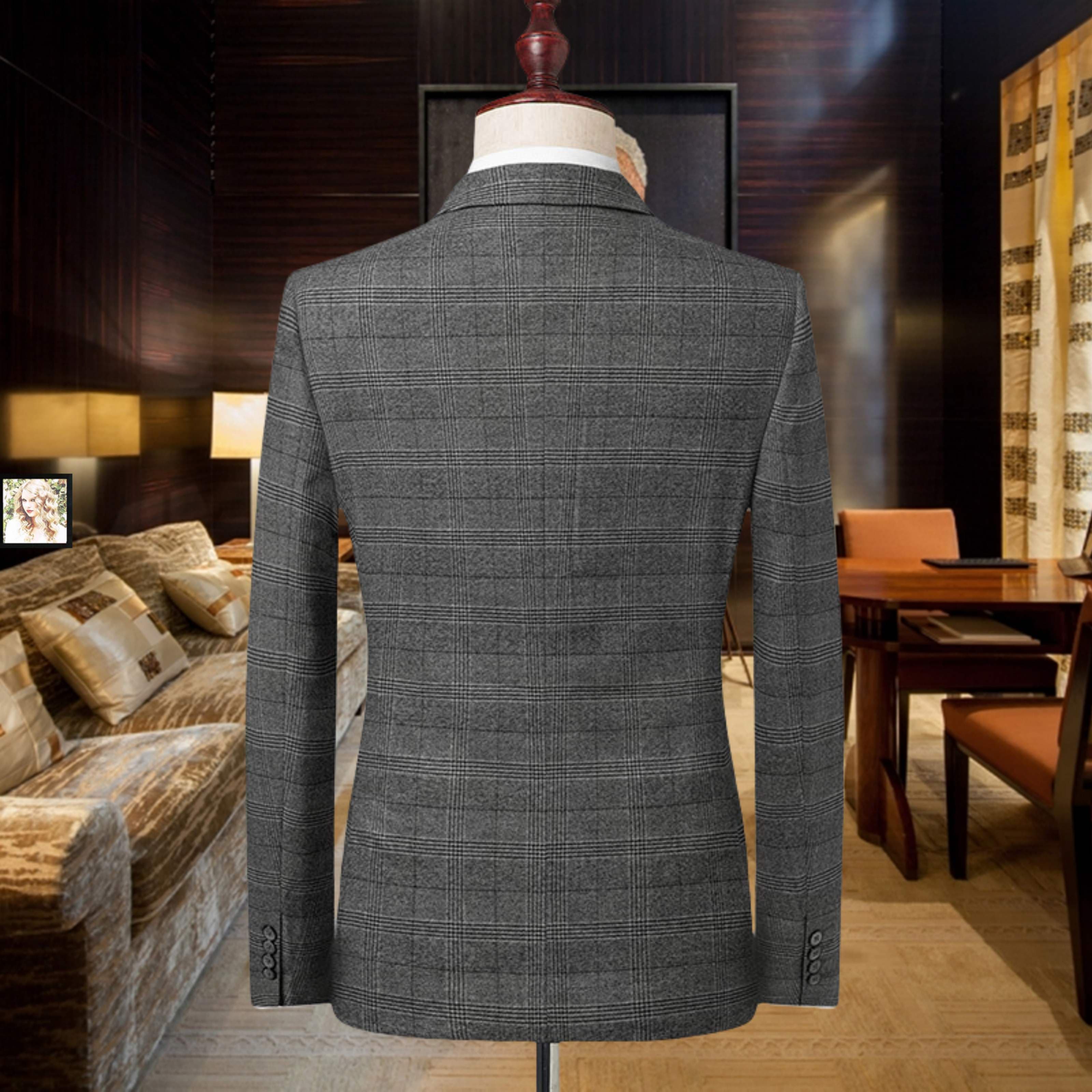 C17870 Ideal for business occasions! Wedding gowns! Highly recommended by the store! Best-selling item! [Chanel CHANEL] High-end suit sets from the original collection, identical to those on the official website. Three-piece suit set, new models from fash — image 2