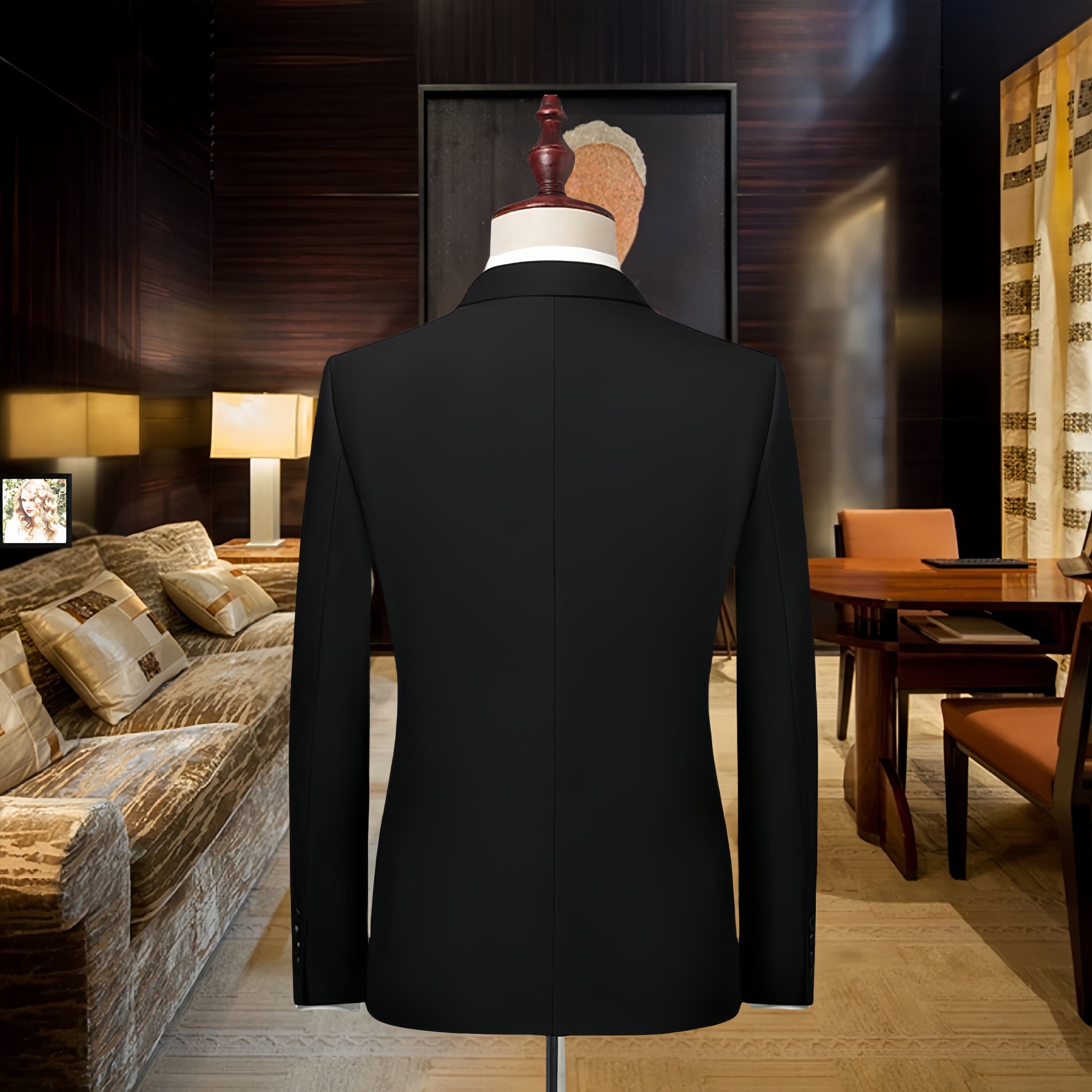 C17867 Top choice for business occasions! Wedding gowns! Highly recommended by the store! Must-have item! [Chanel CHANEL] Original high-end suit sets – identical to those on the official website. Three-piece suit set, new models from fashion shows. The mo — image 2