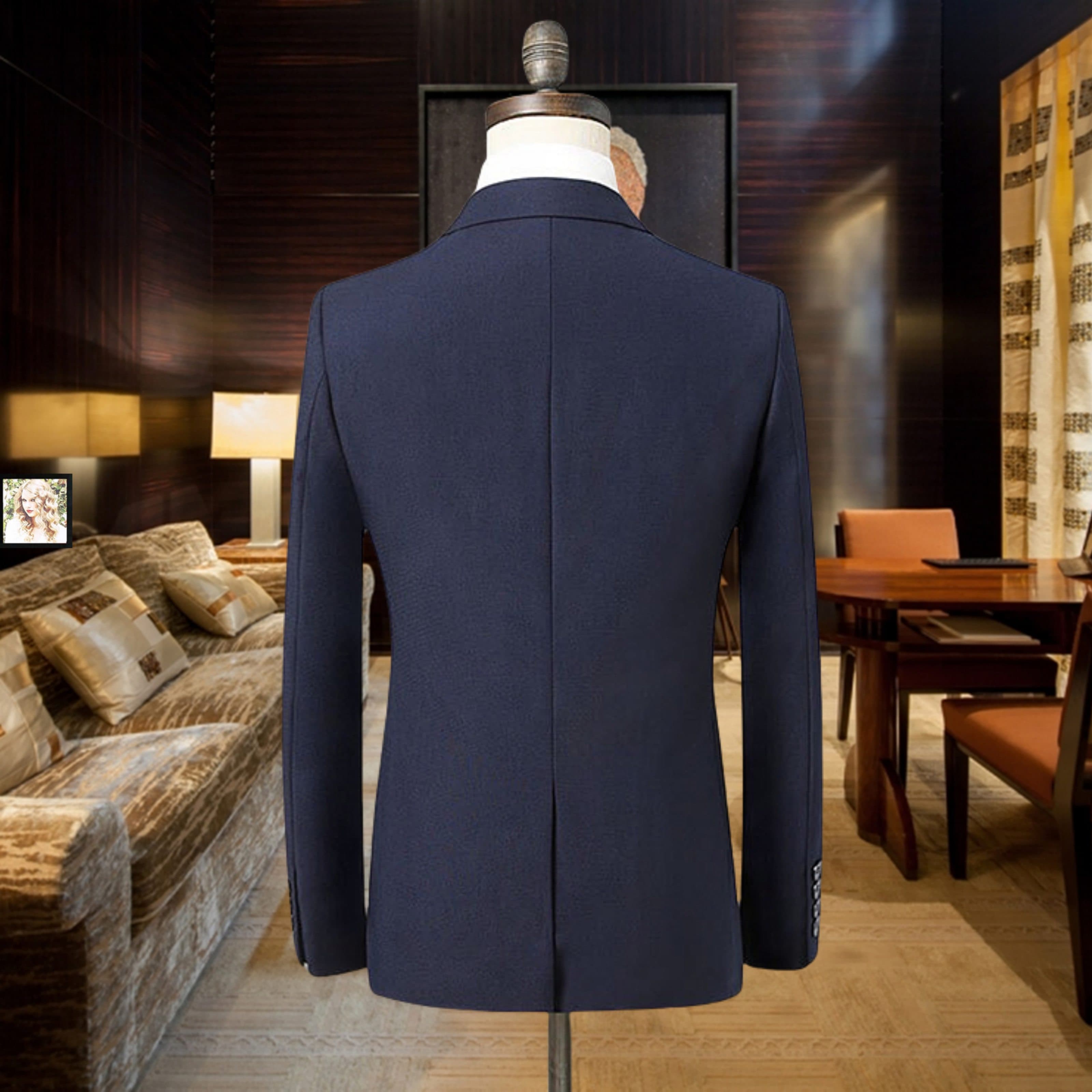C17865 The preferred choice for business occasions! Wedding dresses! Highly recommended by the store! Must-have item! [GUCCI] Original high-end suit sets – identical to those on the official website. Two-piece suits, latest designs from fashion shows. The — image 2