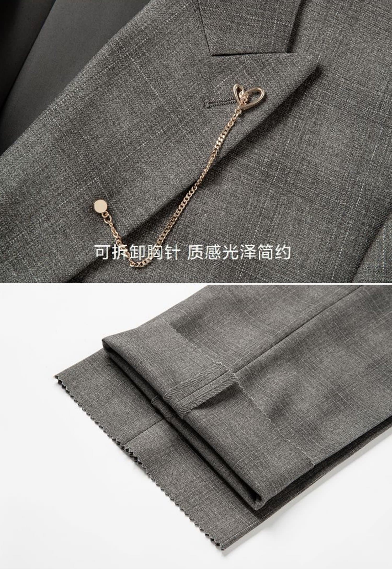 C17858 The top choice for business occasions! Wedding gowns! Highly recommended by the store! Must-have item! [GUCCI] High-end suit sets from the original collection, identical to those on the official website. Two-piece suits, latest designs for events a — image 4