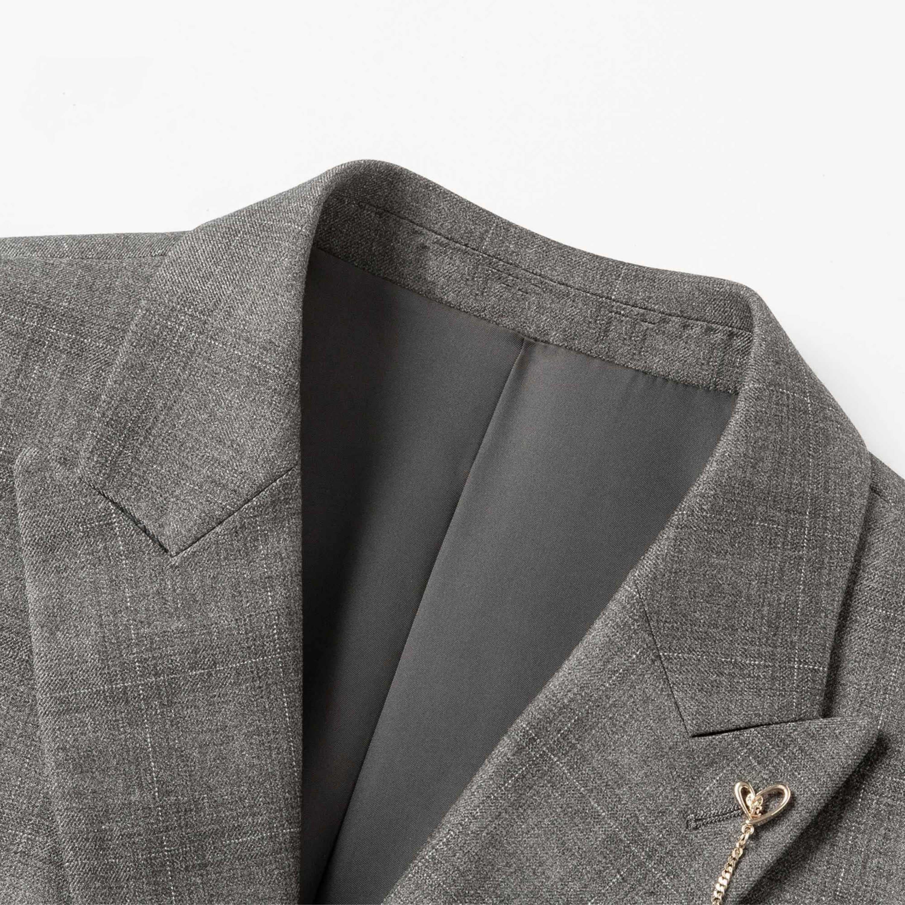 C17858 The top choice for business occasions! Wedding gowns! Highly recommended by the store! Must-have item! [GUCCI] High-end suit sets from the original collection, identical to those on the official website. Two-piece suits, latest designs for events a — image 3