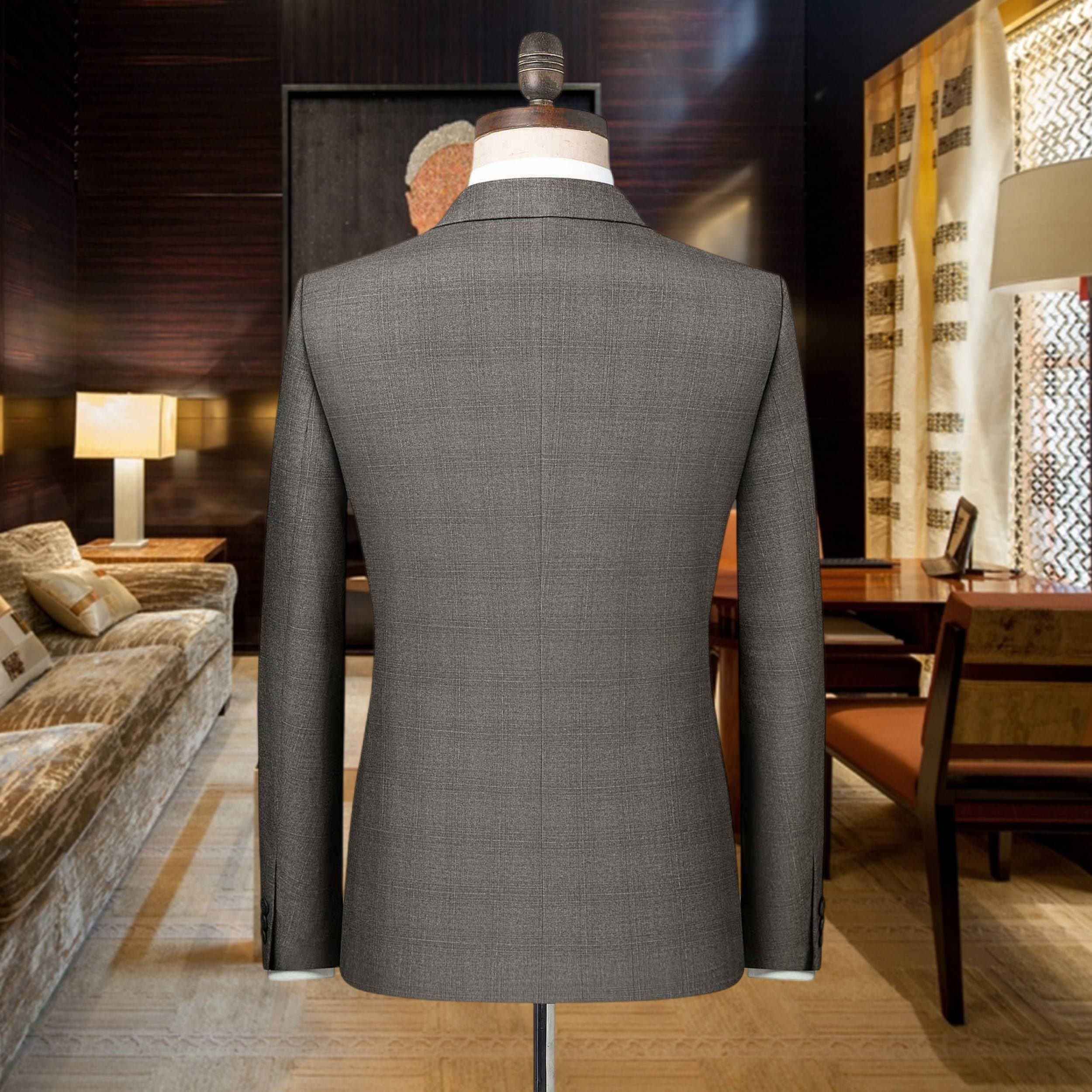 C17858 The top choice for business occasions! Wedding gowns! Highly recommended by the store! Must-have item! [GUCCI] High-end suit sets from the original collection, identical to those on the official website. Two-piece suits, latest designs for events a — image 2