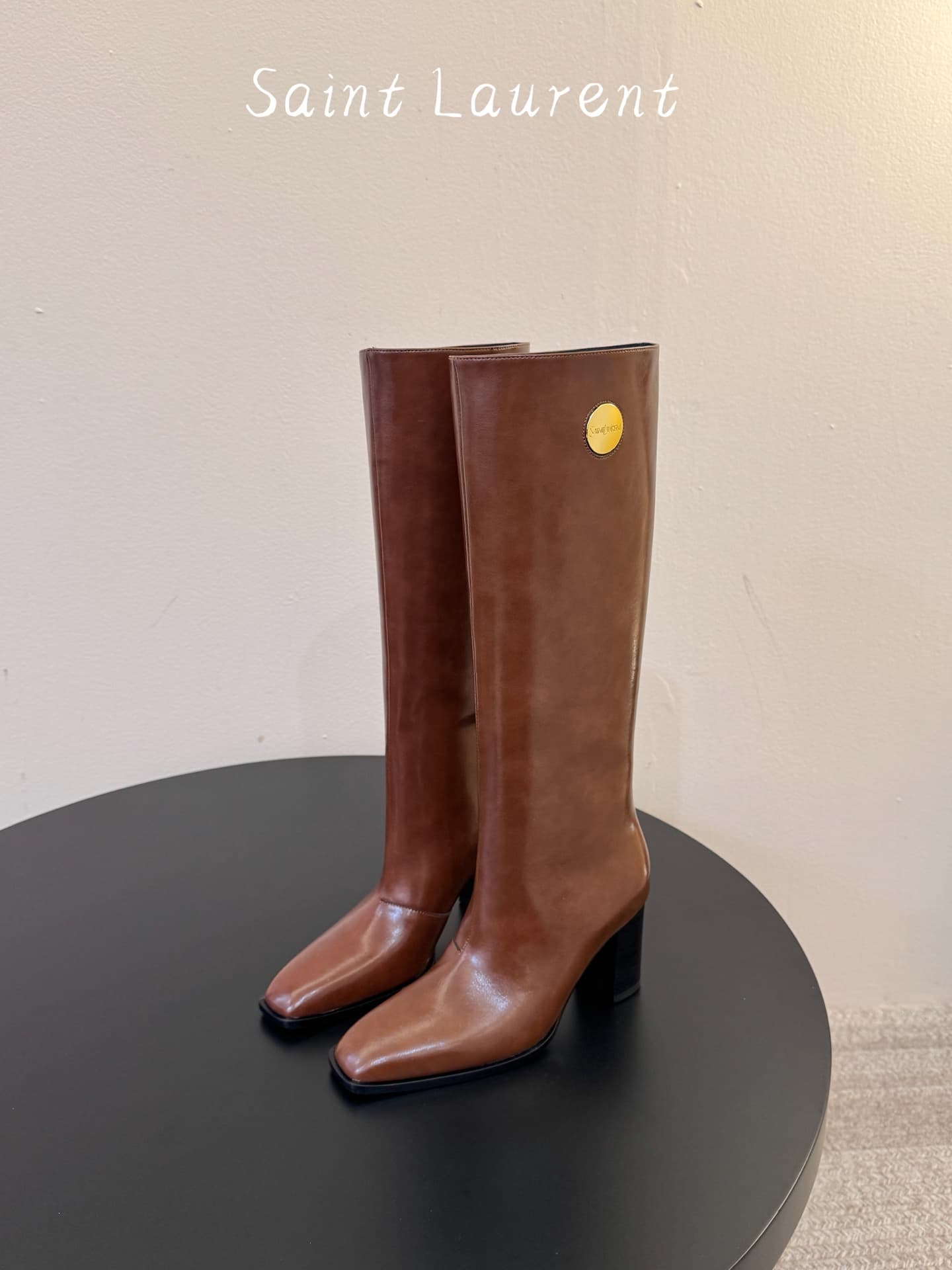 D12304 SAINT LAURENT – Autumn/Winter runway boots for Saint Laurent — image 5