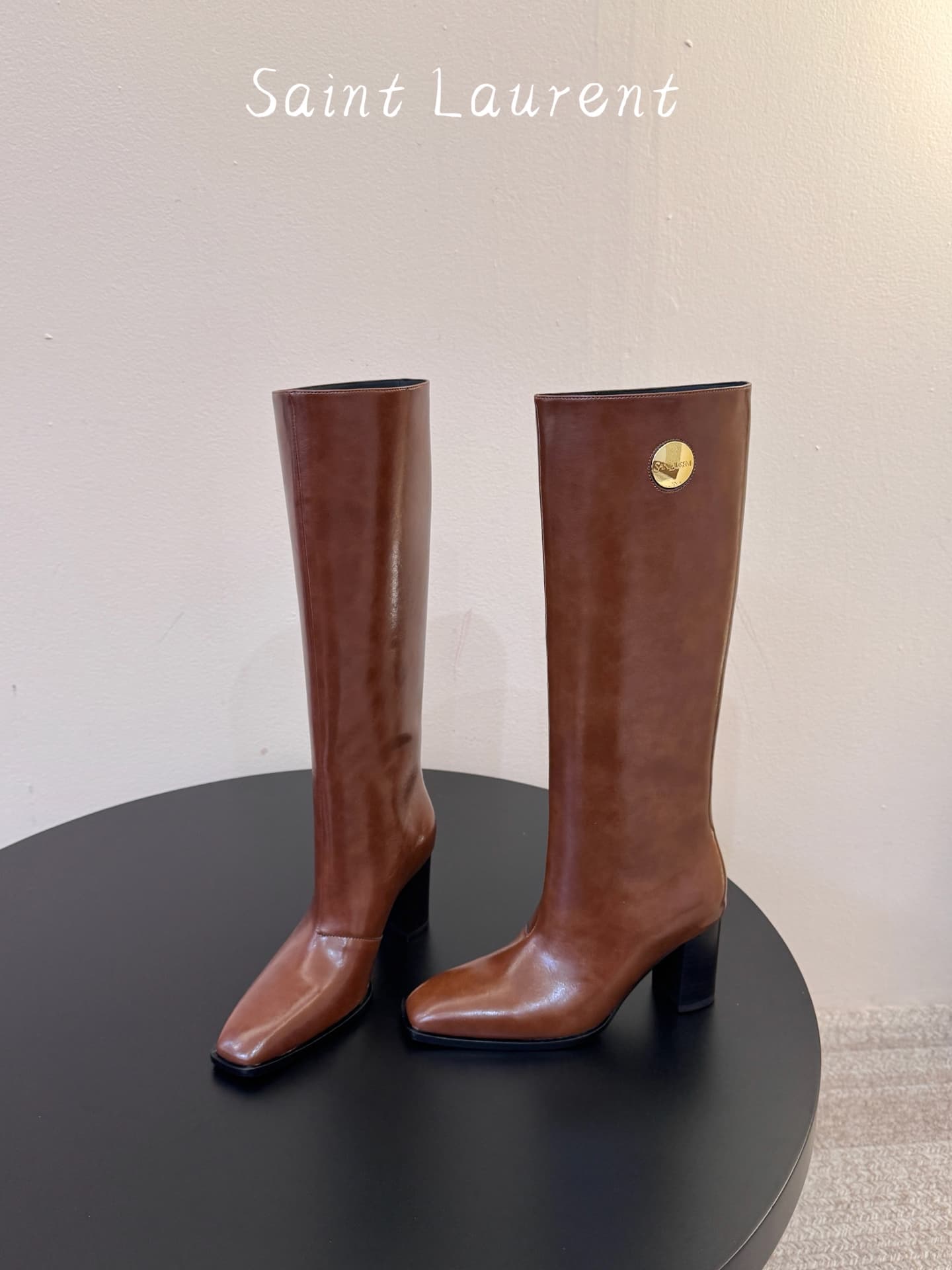 D12304 SAINT LAURENT – Autumn/Winter runway boots for Saint Laurent — image 3