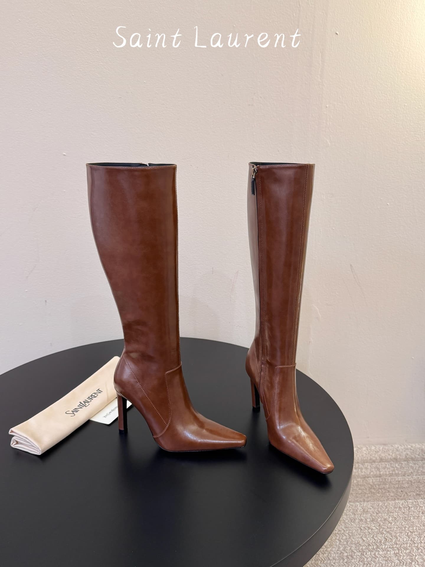 D12209 SAINT LAURENT – Fall/Winter runway boots for Saint Laurent — image 4