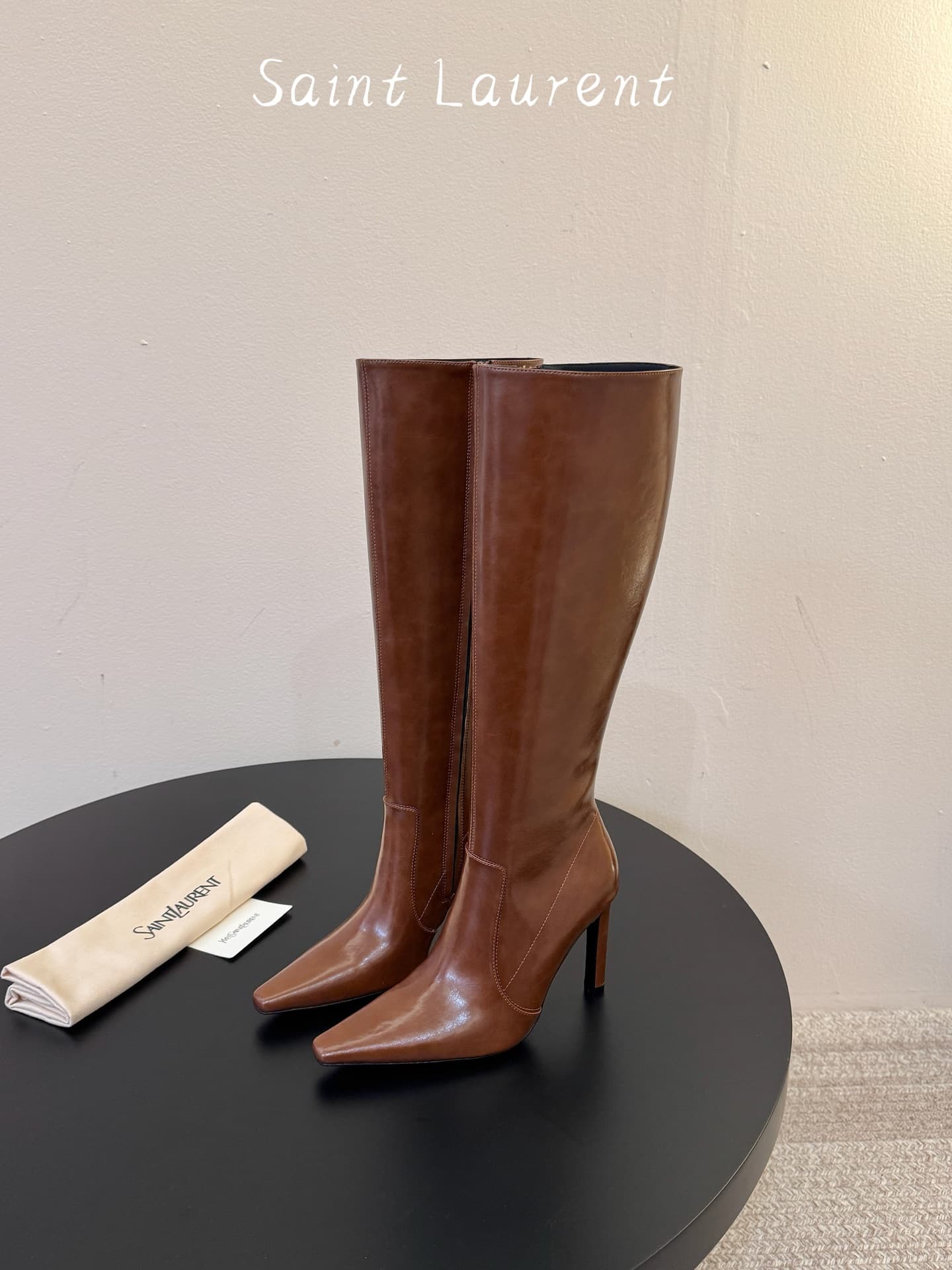 D12209 SAINT LAURENT – Fall/Winter runway boots for Saint Laurent — image 5