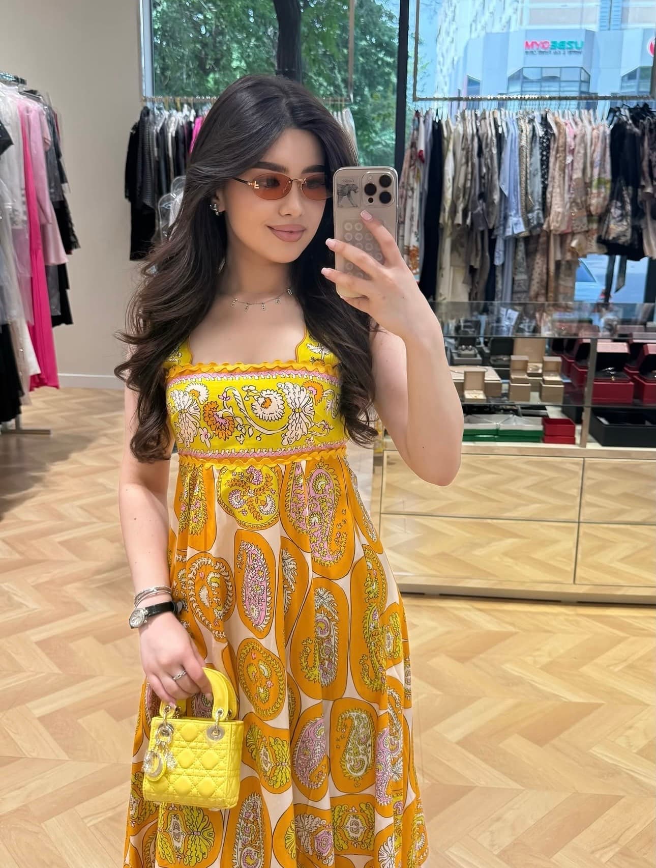 C18346 Style number 20252798 Zimmermann new vintage/retro pattern print strapless dress. Long dress, blue and yellow colors, S-XL sizes. [Size M: elasticity at bust; waistline: 66; length: 125] 76 — image 3