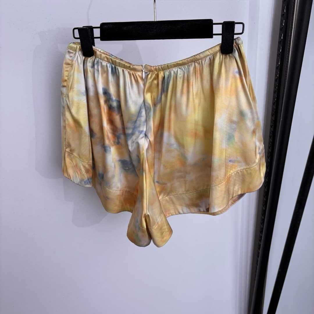 C18232 Style number 20265981 Zimmermann* New set: gradient-colored print vest top + shorts, yellow, S-XL. [For size M: bust circumference 94, length 59; waist circumference 66 is slightly elastic, length 31; weight: 0, 355kg] — image 8