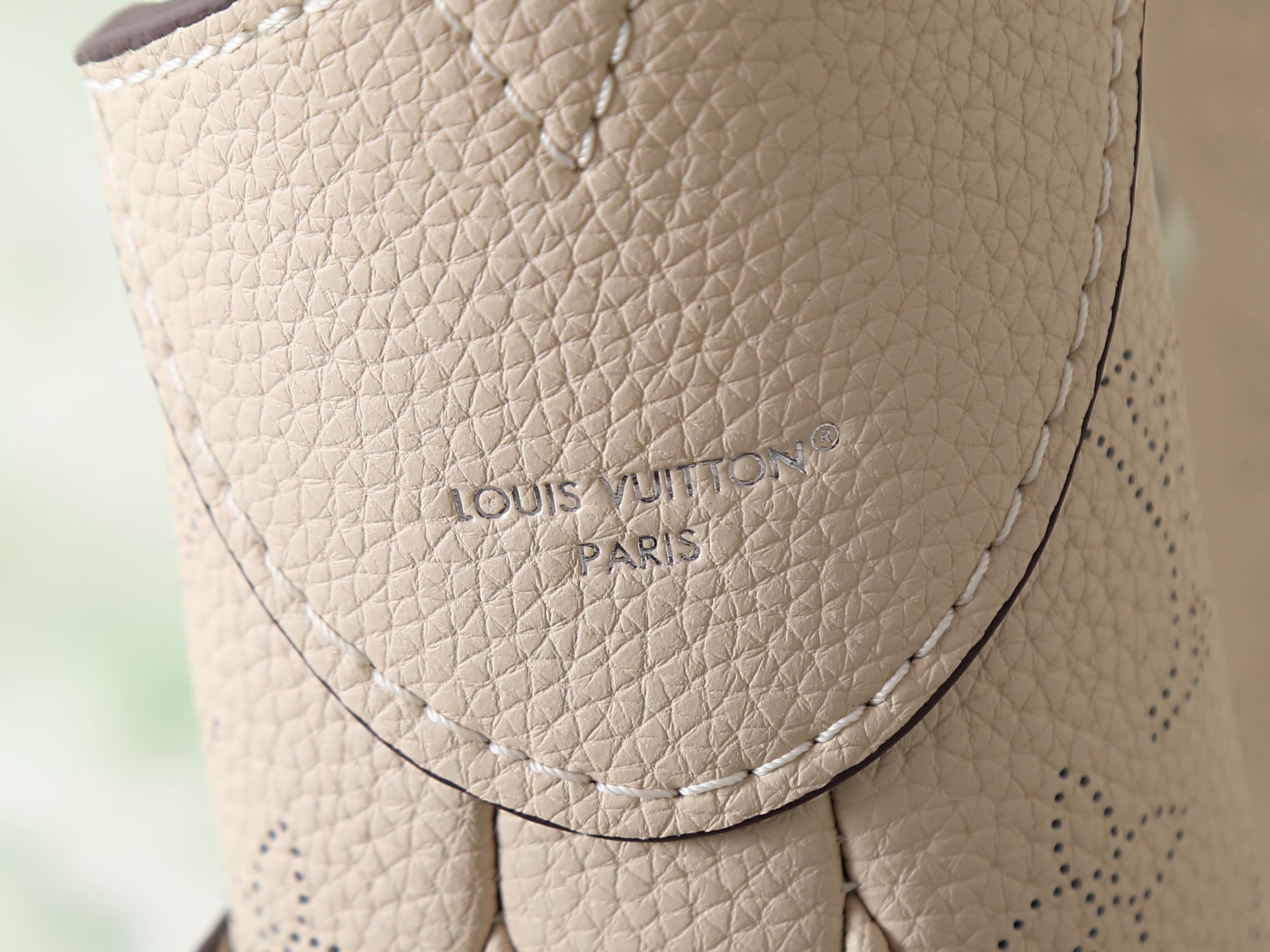 C5182 [Exclusive High-End Items, Real Photos Only] M27459 White Rice Color, Full Leather with Openings, Crossbody Bag, All Around Size; Small Handbag: m27336 Gray-Brown; m28306 Black; m27459 White Rice Color. This All Around small handbag belongs to the M — image 7