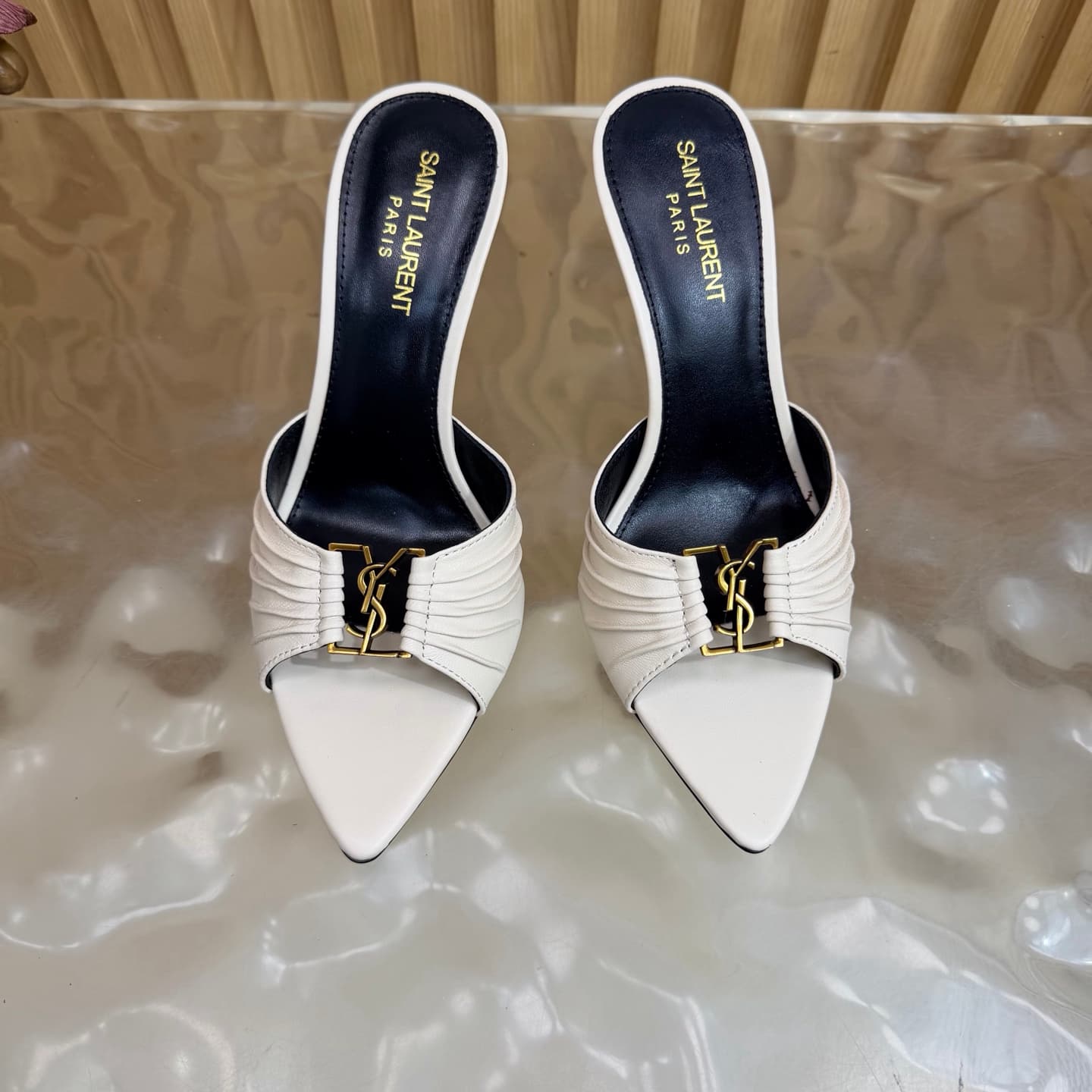 D12344 2026 Spring/Summer New Model YSL 🖤 Saint Laurent / Saint Laurent YSL slippers – an absolutely amazing and popular pair of slippers! — image 6