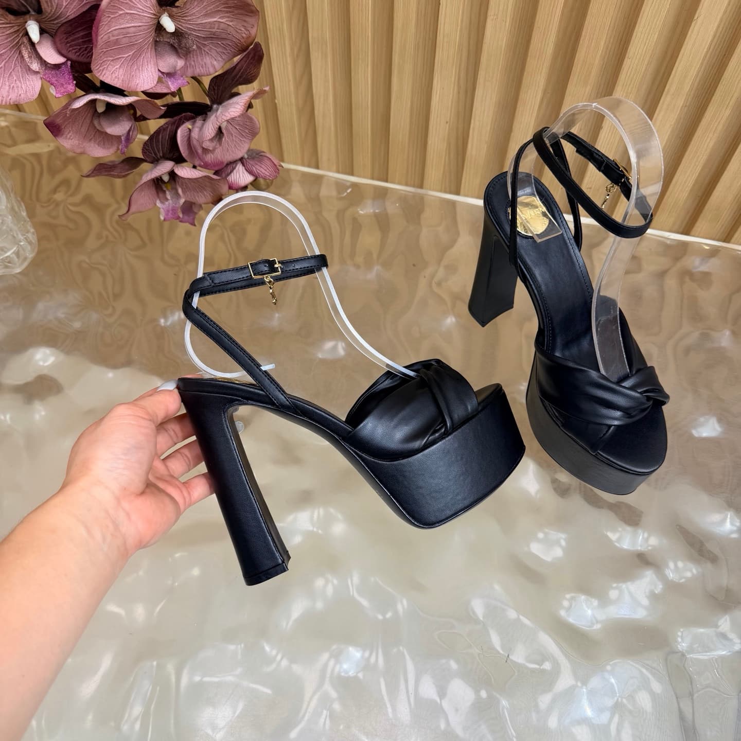 D12222 New model released: YSL Saint Laurent🖤 – SS2026 Summer Fish Mouth high heels. New model, designed for shows, with high heels and sandals. — image 7