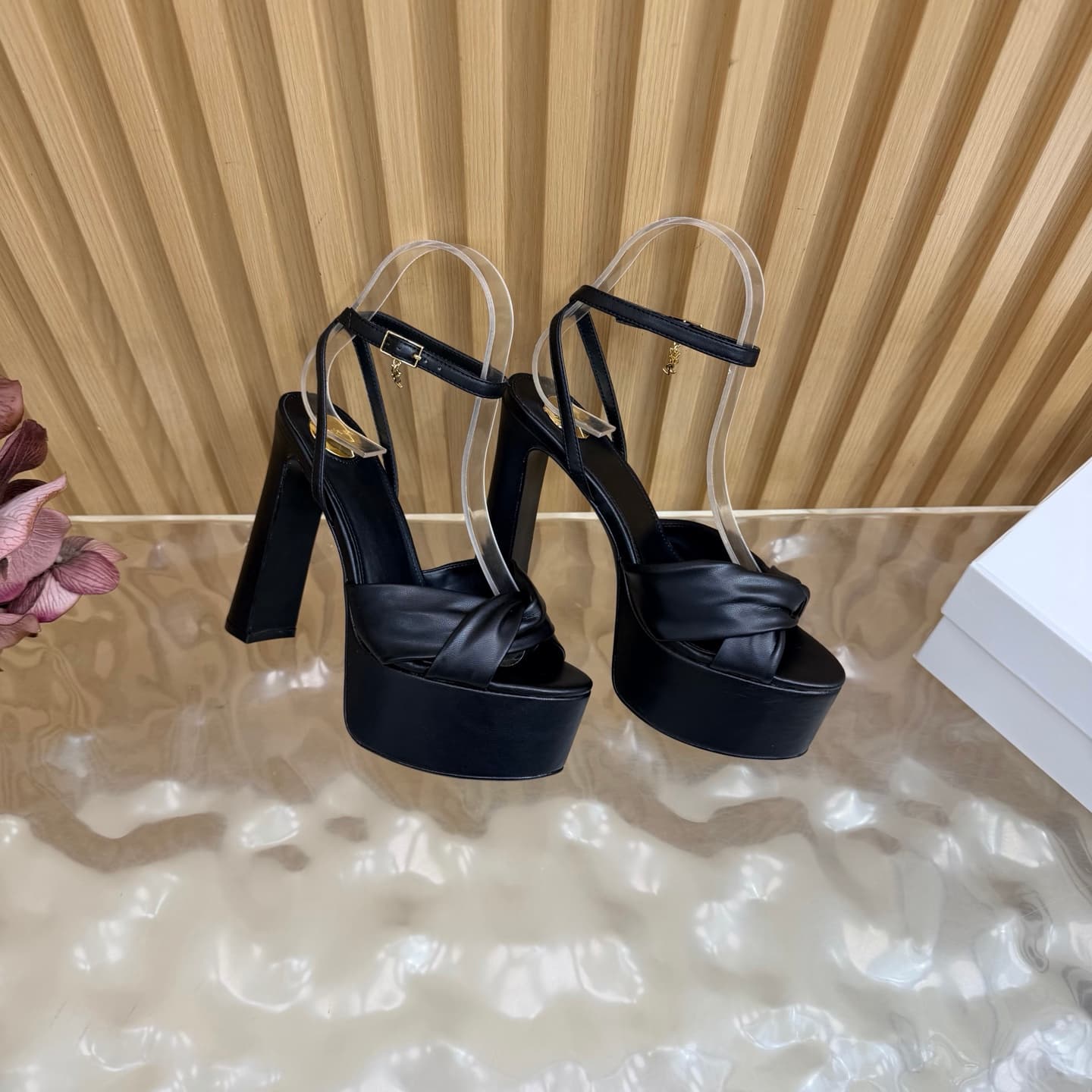D12222 New model released: YSL Saint Laurent🖤 – SS2026 Summer Fish Mouth high heels. New model, designed for shows, with high heels and sandals. — image 8