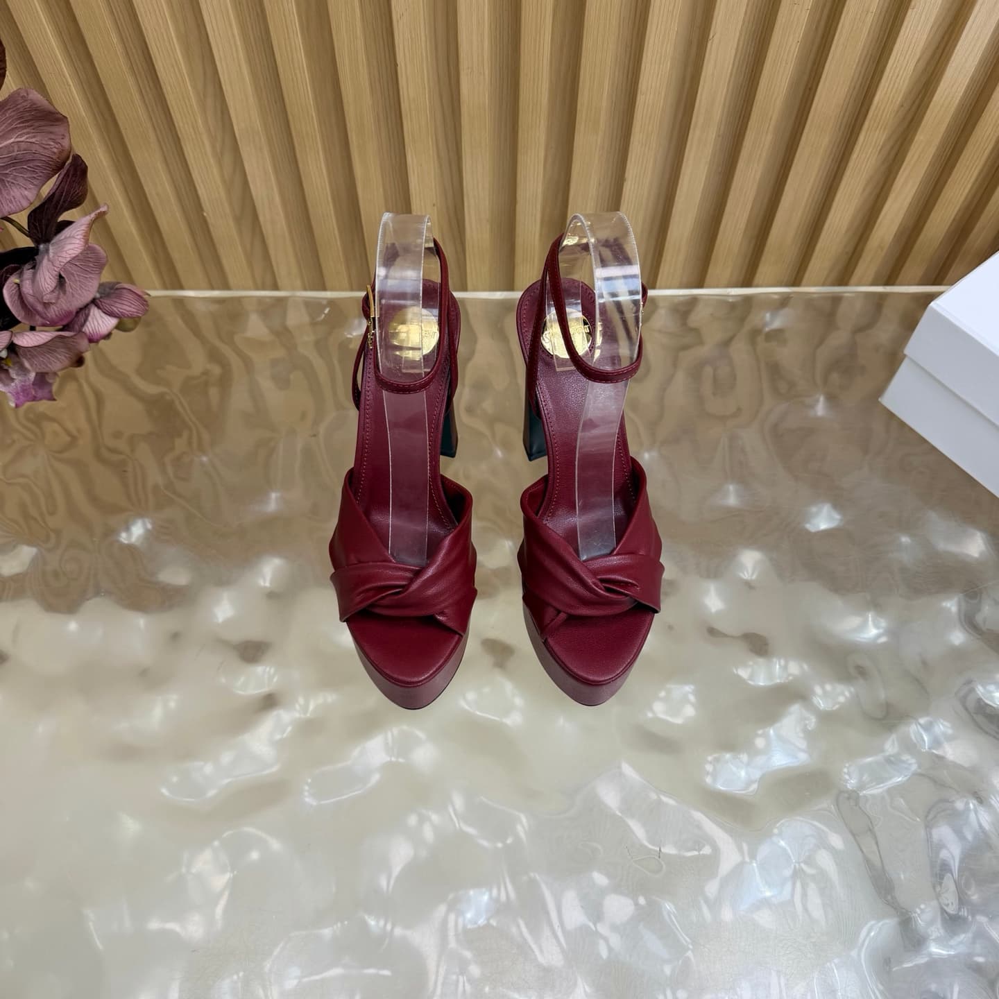 D12224 New model released: YSL Saint Laurent🖤 – SS2026 Summer Fish Mouth high heels. New design, show-wear style, high-heel sandals — image 5