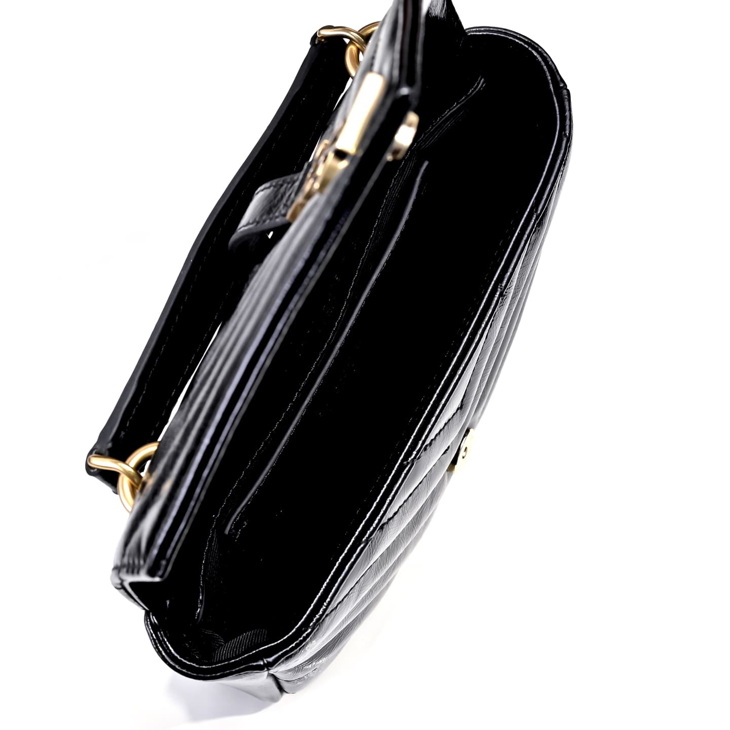 C8547 Mini college oil-wax leather chain courier — image 8