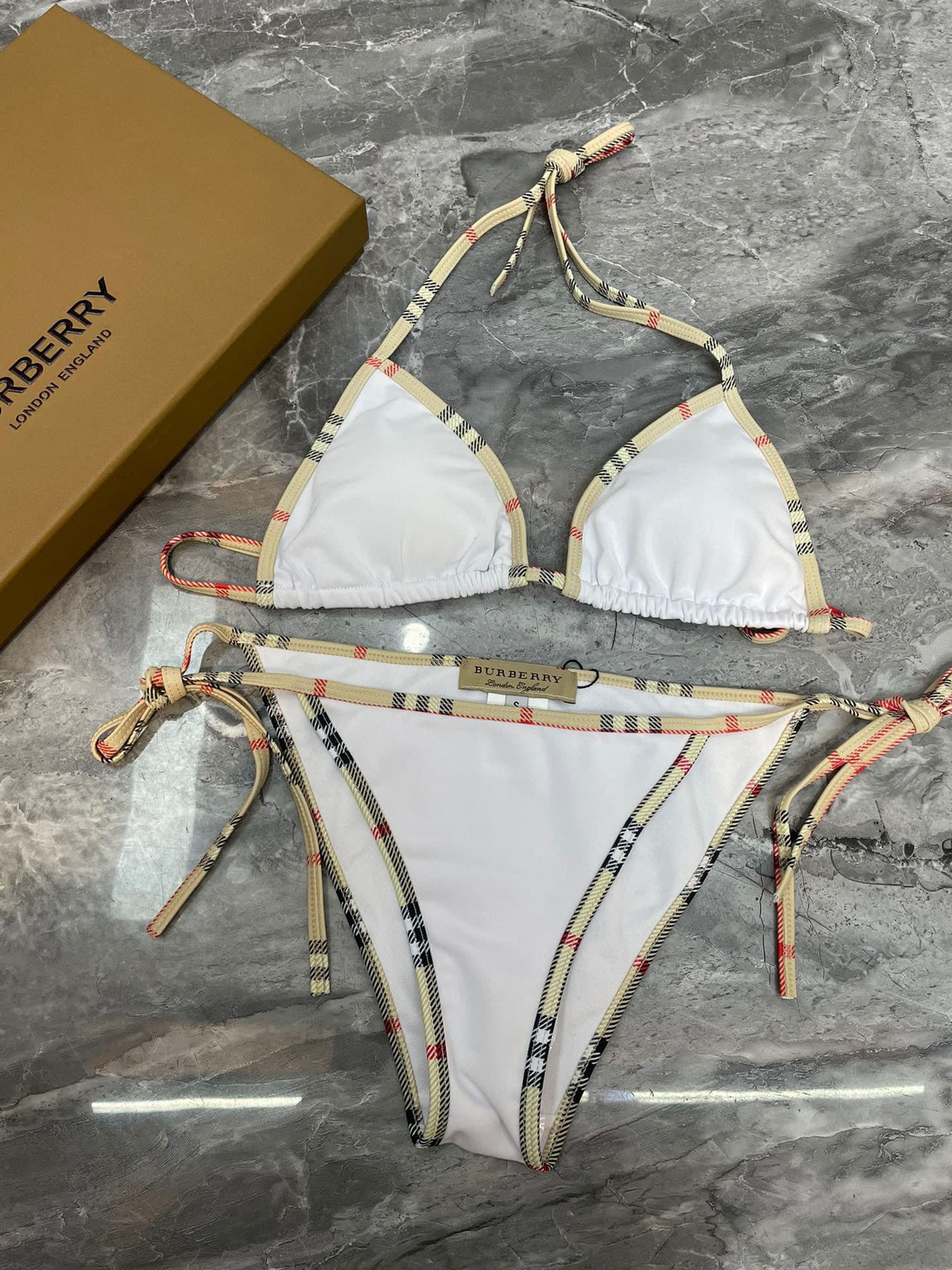 C24965 Burberry swimsuit – Burberry’s new bikini👙 Works perfectly on the body! It goes on sale at all stores simultaneously, giving it a fashionable look. It helps keep you looking younger and gives a youthful vibe. — image 2
