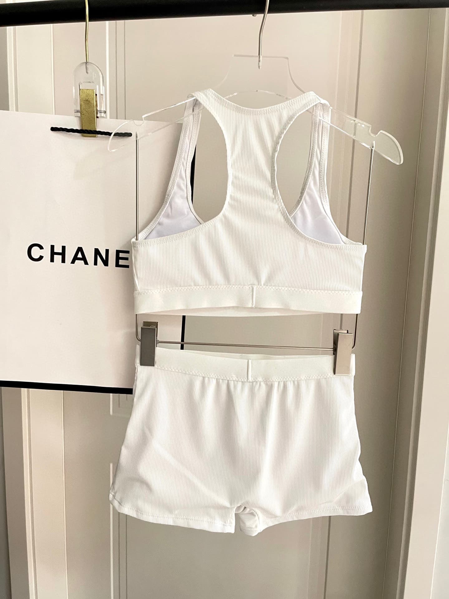 C24964 MiuMiu swimsuit – Miumiu’s new split-type swimsuit. Knitted fabric, fashionable and trendy 😍🥰 Suitable for various swimming scenarios 🏊‍♀️ At the beach, swimming pools, hot springs, water parks, and kayaking – it works perfectly 😌 It can also be wo — image 2