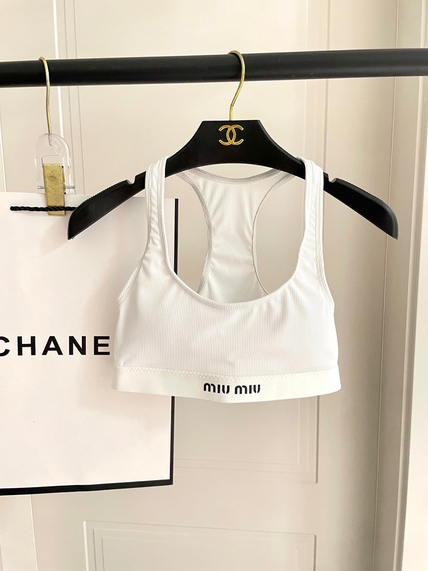 C24964 MiuMiu swimsuit – Miumiu’s new split-type swimsuit. Knitted fabric, fashionable and trendy 😍🥰 Suitable for various swimming scenarios 🏊‍♀️ At the beach, swimming pools, hot springs, water parks, and kayaking – it works perfectly 😌 It can also be wo — image 3