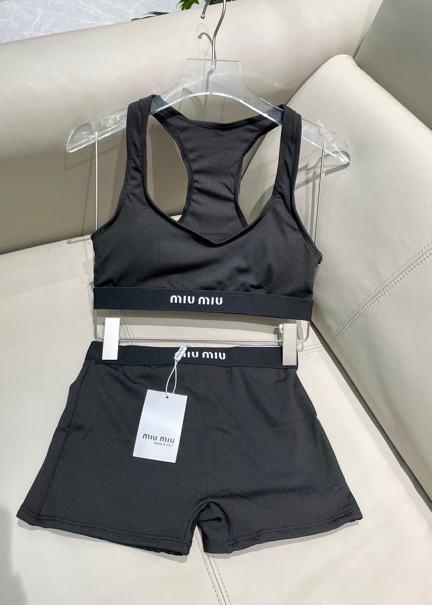 C24963 MiuMiu swimsuit – Miumiu’s new split-style swimsuit. Knit fabric, fashionable and trendy 😍🥰 Suitable for various swimming scenarios 🏊‍♀️ At the beach, swimming pools, hot springs, water parks, or river rafting – it works perfectly 😌 It can also be  — image 6