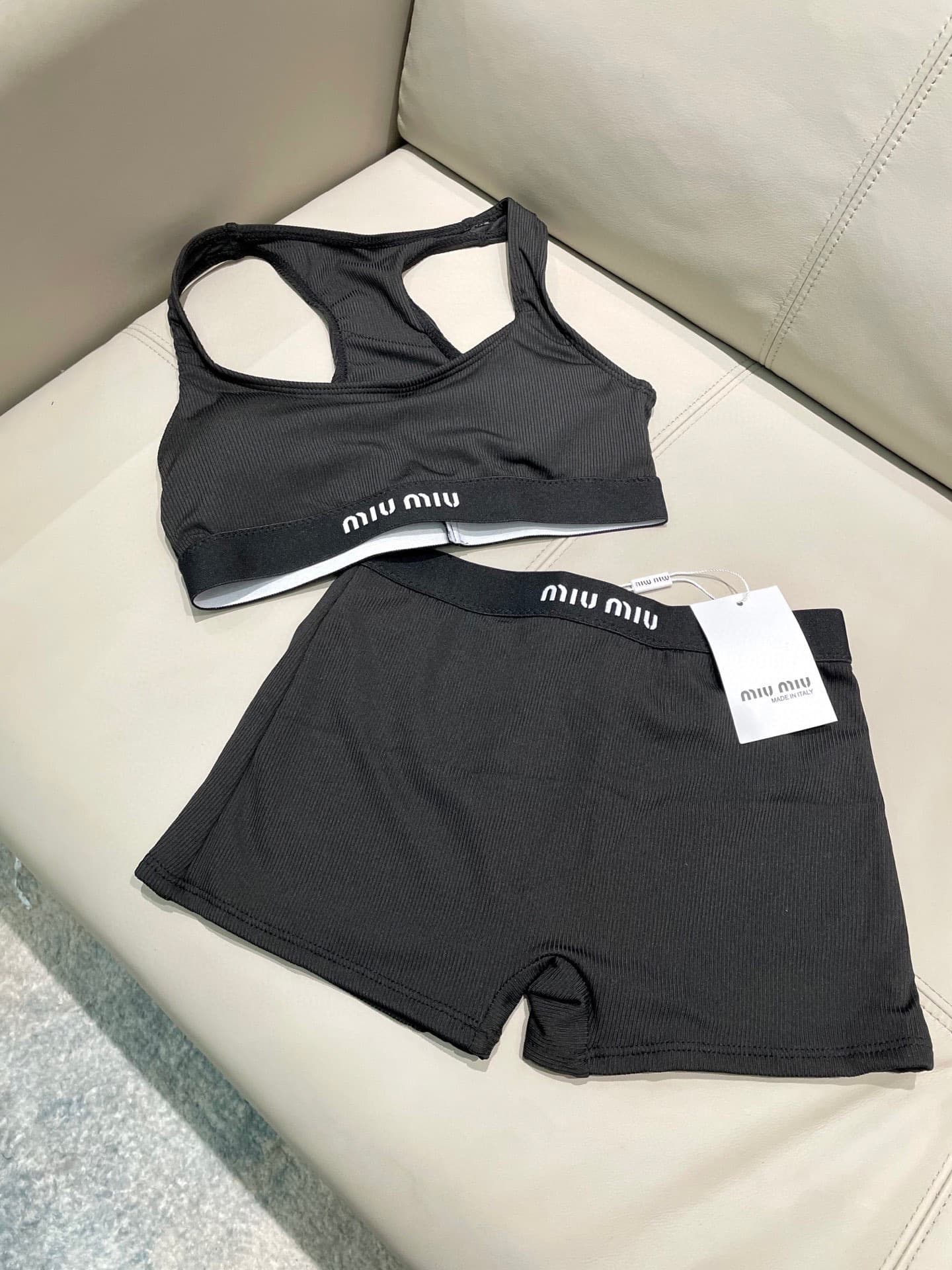C24963 MiuMiu swimsuit – Miumiu’s new split-style swimsuit. Knit fabric, fashionable and trendy 😍🥰 Suitable for various swimming scenarios 🏊‍♀️ At the beach, swimming pools, hot springs, water parks, or river rafting – it works perfectly 😌 It can also be  — image 7