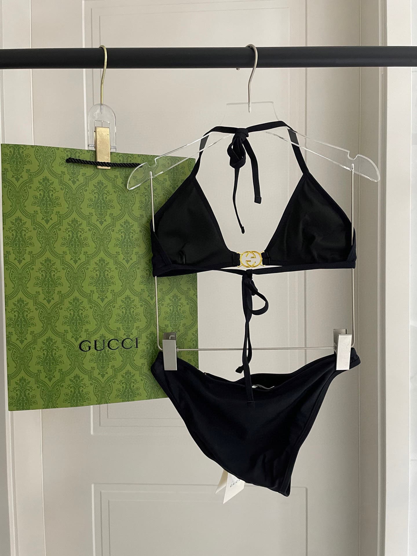 C24906 Gucci swimsuits – New Gucci bikini models 👙❤️😍🥰 These swimsuits are suitable for various situations 🏊‍♀️ At the beach, swimming pools, hot springs, water parks, and rafting trips – all of them 😌 They can be worn both with inner clothing and as oute — image 3