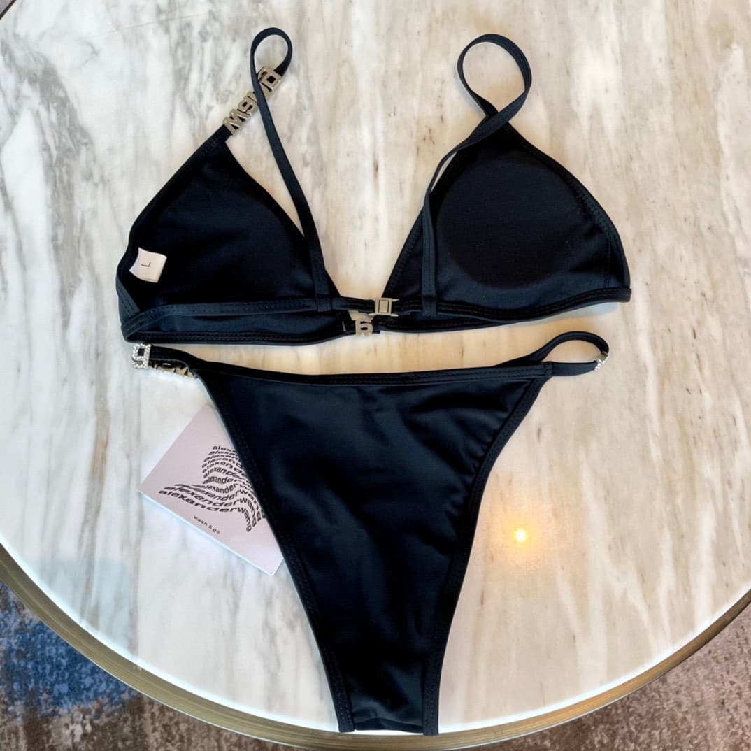 C24886 Big King swimsuit with blank box) Heavy-duty Big King new model bikini ~ featuring diamond-encrusted straps, a tank top, and two pairs of briefs, S.M.L Xl — image 6