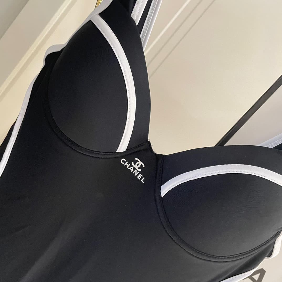 C24883 Chanel swimsuits – Chanel’s new swimsuits 😍🥰 These swimsuits are suitable for various situations 🏊‍♀️ Whether it’s by the sea, in a swimming pool, at hot springs, or in water parks – they work perfectly 😌 They can also be worn with inner clothes. T — image 2