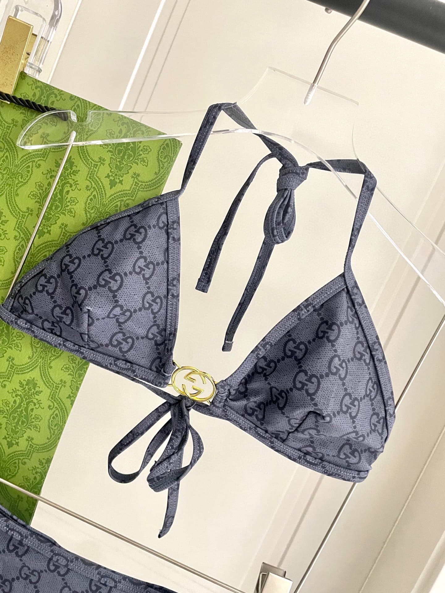 C24882 Gucci swimsuits – New Gucci bikinis, suitable for various occasions 🏊‍♀️. Perfect for beaches, swimming pools, hot springs, water parks, and river rafting 😌. They can also be worn with inner garments. The one-piece design covers the body and makes  — image 5