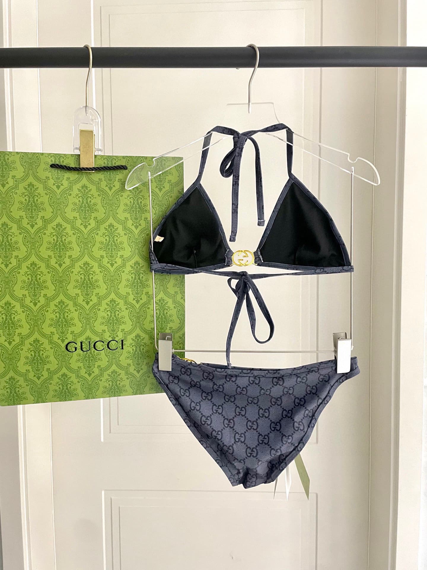 C24882 Gucci swimsuits – New Gucci bikinis, suitable for various occasions 🏊‍♀️. Perfect for beaches, swimming pools, hot springs, water parks, and river rafting 😌. They can also be worn with inner garments. The one-piece design covers the body and makes  — image 8