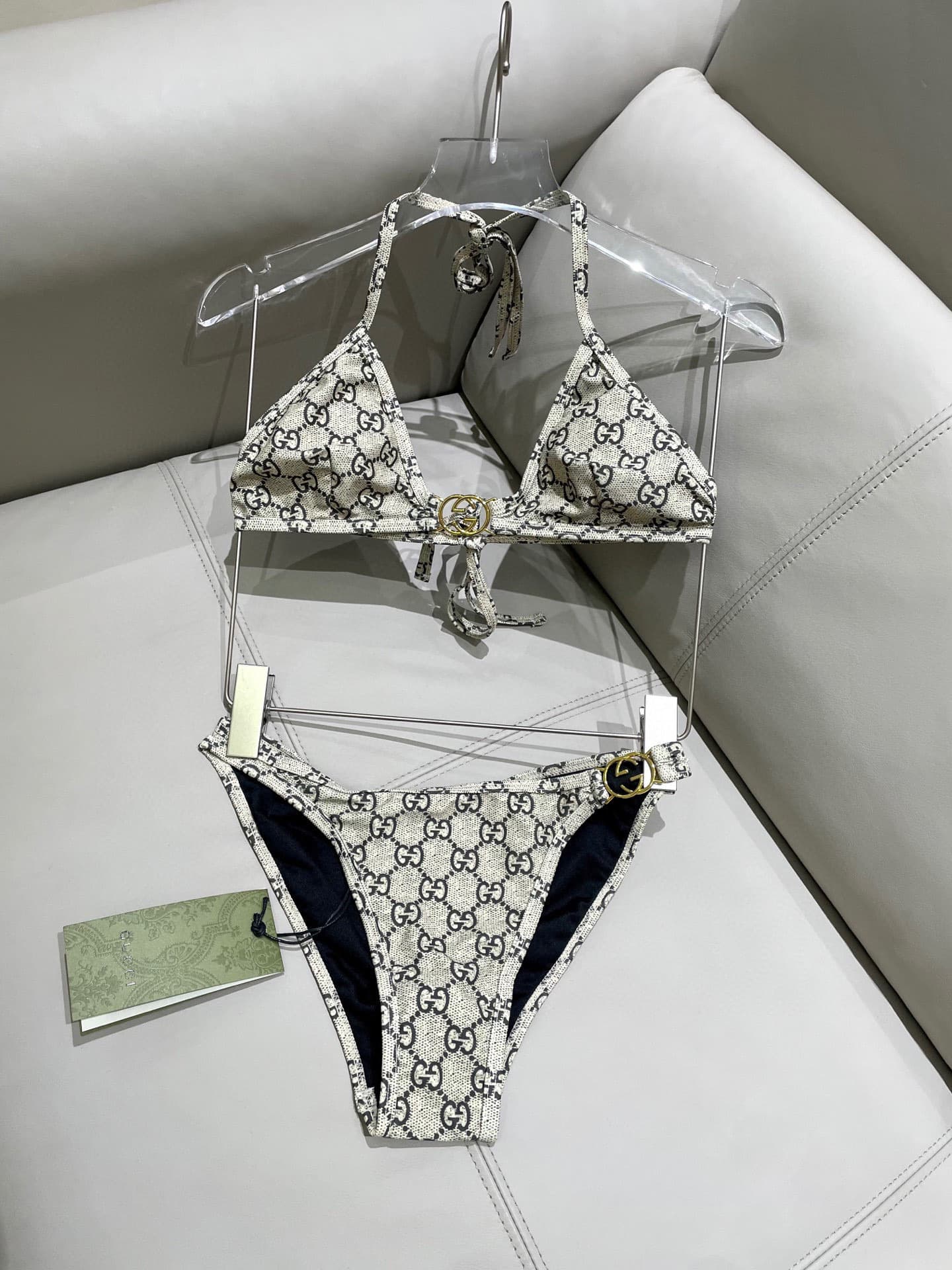 C24853 Gucci swimsuits – New Gucci bikini swimsuits 👙❤️😍🥰 These swimsuits are suitable for various scenarios 🏊‍♀️ At the beach, swimming pools, hot springs, water parks, and rafting trips – all are possible 😌 They can be worn both as innerwear and outerwe — image 8