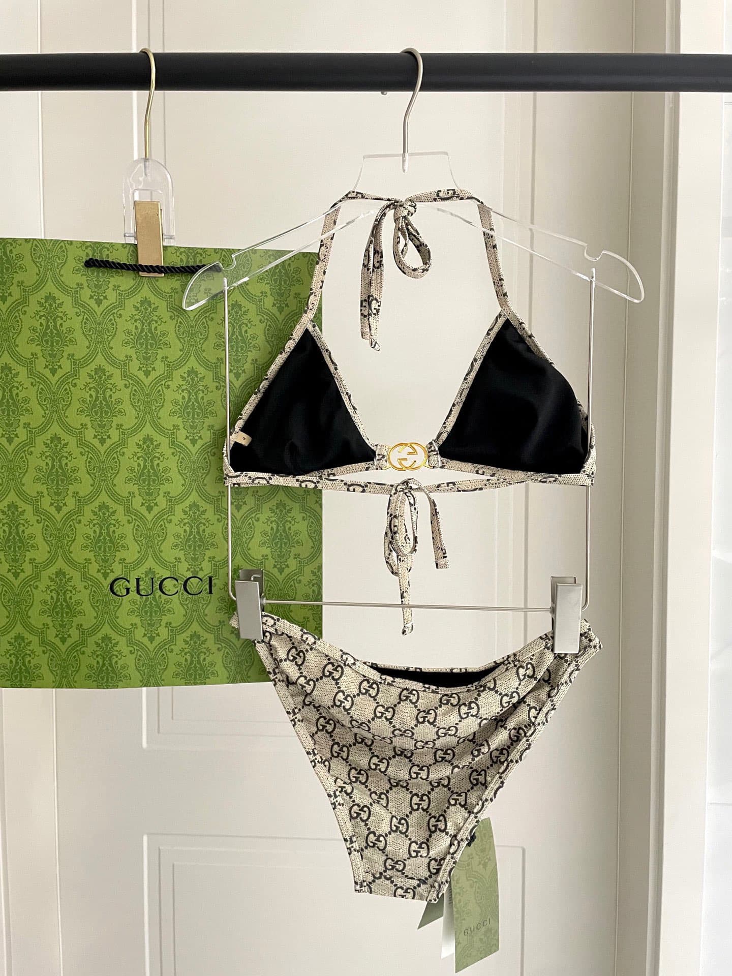C24853 Gucci swimsuits – New Gucci bikini swimsuits 👙❤️😍🥰 These swimsuits are suitable for various scenarios 🏊‍♀️ At the beach, swimming pools, hot springs, water parks, and rafting trips – all are possible 😌 They can be worn both as innerwear and outerwe — image 3