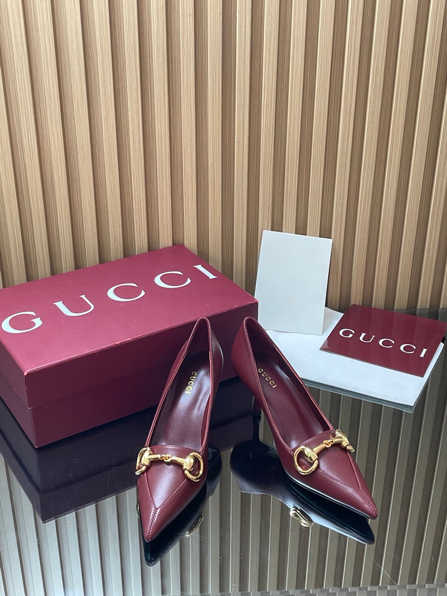 D6880 GuCC High-End Collection 2026 Spring/Summer Boulevard Early Autumn Series First Release, New Design 🆕 High heels, large size with buckle fastenings, low-toe style, tall heels, stylish and elegant shoes 🔥 Authentic original quality! Every detail is c — image 2