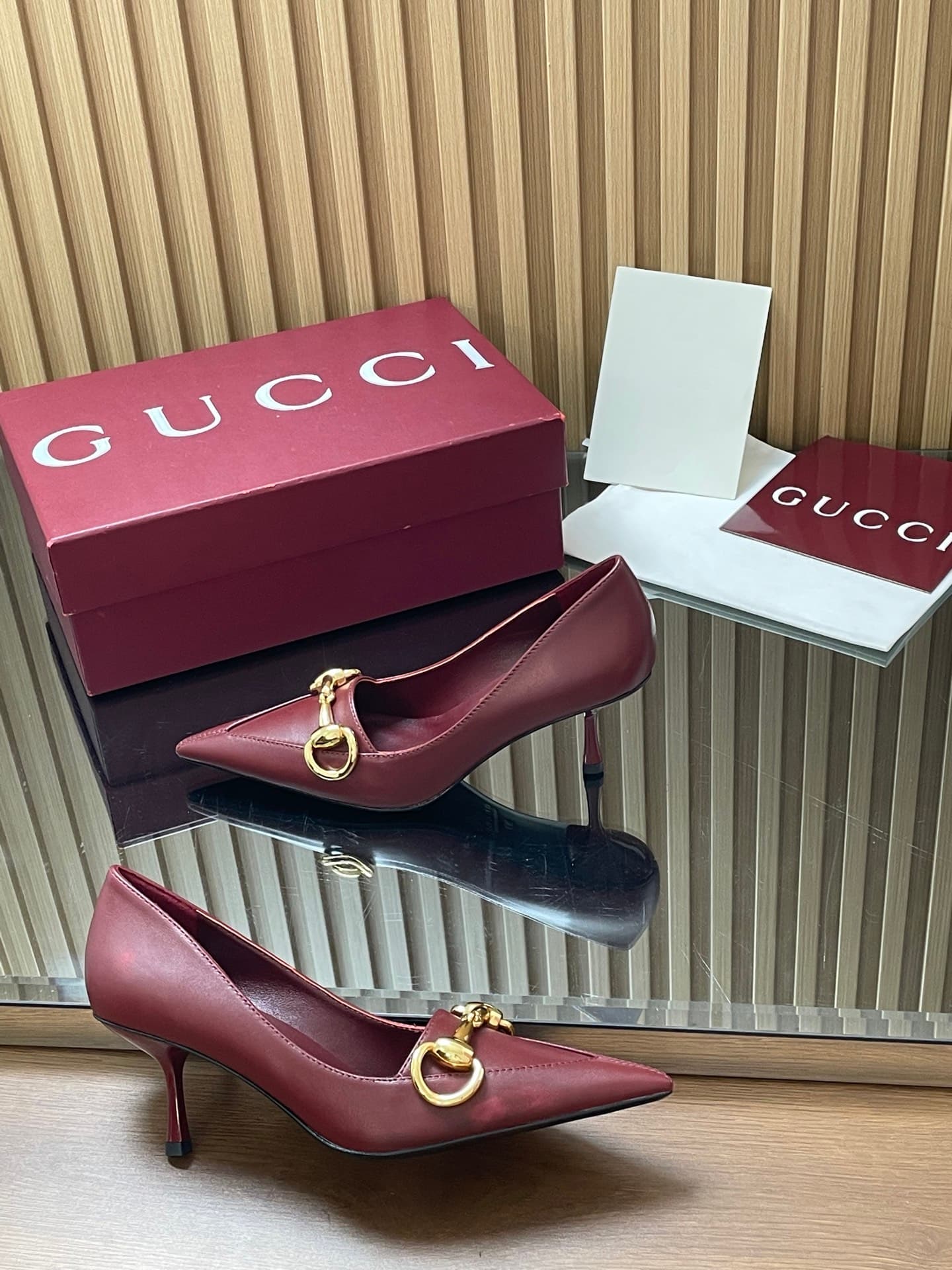 D6880 GuCC High-End Collection 2026 Spring/Summer Boulevard Early Autumn Series First Release, New Design 🆕 High heels, large size with buckle fastenings, low-toe style, tall heels, stylish and elegant shoes 🔥 Authentic original quality! Every detail is c — image 7