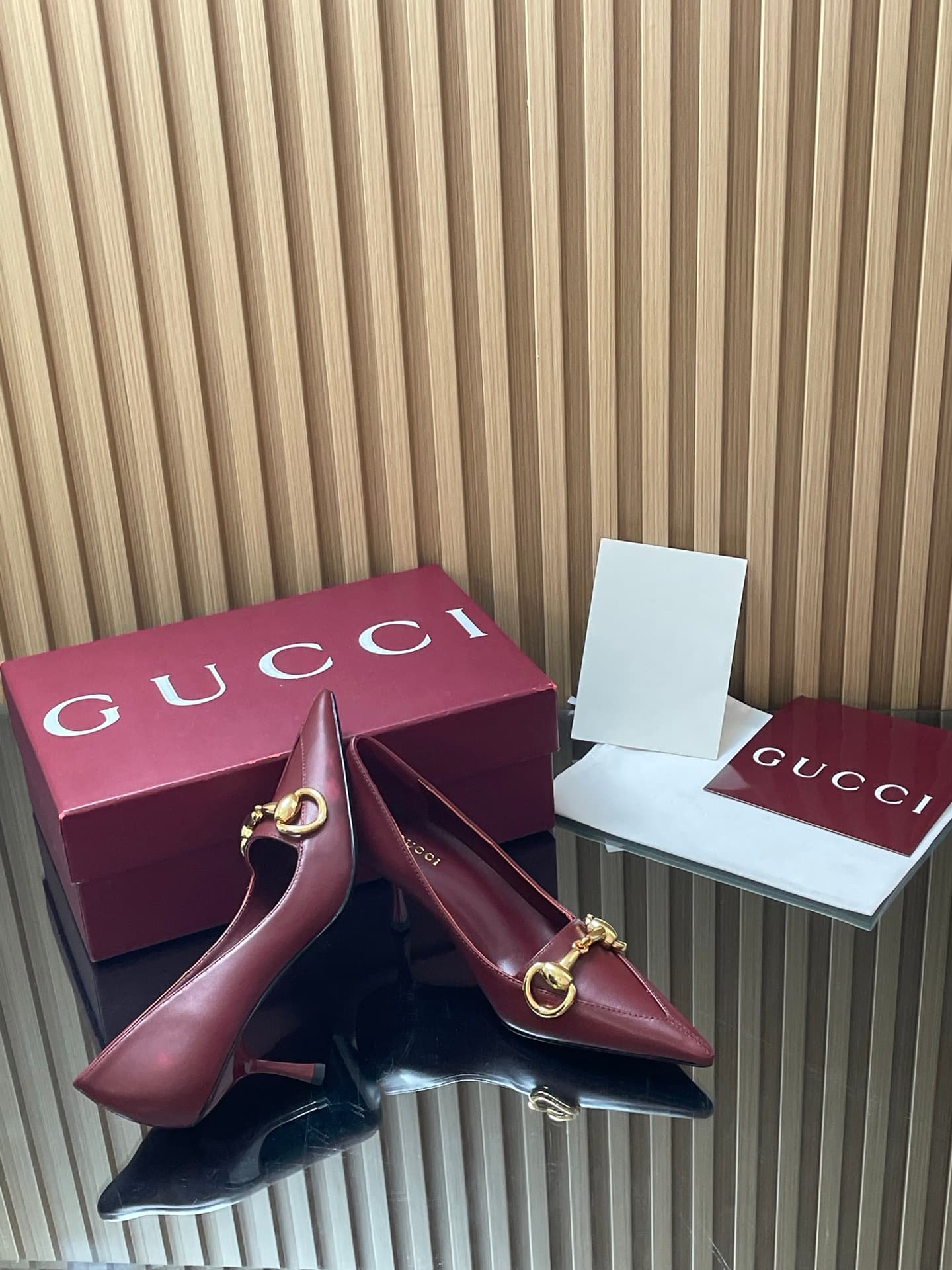 D6880 GuCC High-End Collection 2026 Spring/Summer Boulevard Early Autumn Series First Release, New Design 🆕 High heels, large size with buckle fastenings, low-toe style, tall heels, stylish and elegant shoes 🔥 Authentic original quality! Every detail is c — image 8