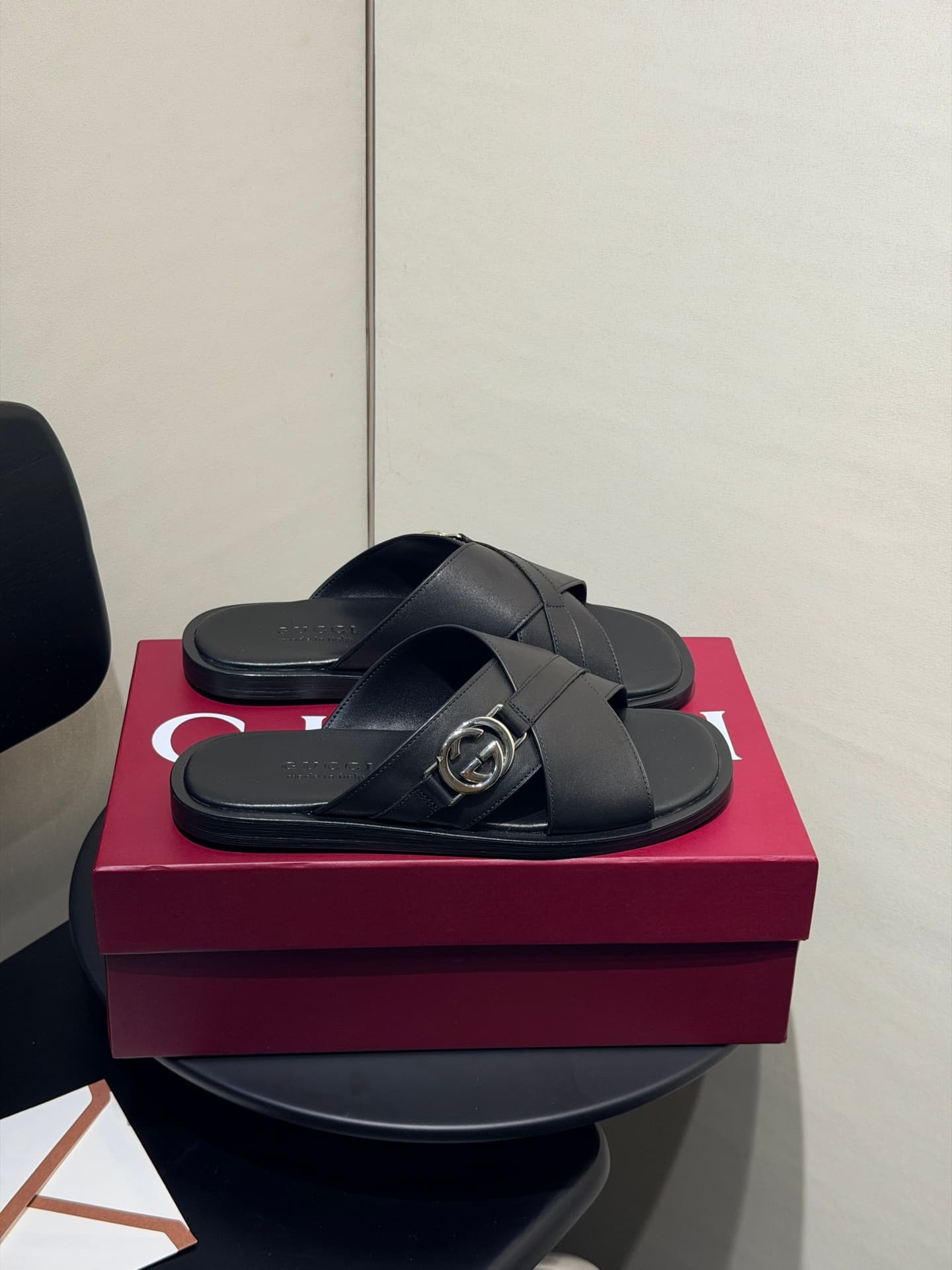 D7063 Men’s sandal shoes, crossed slippers — image 4