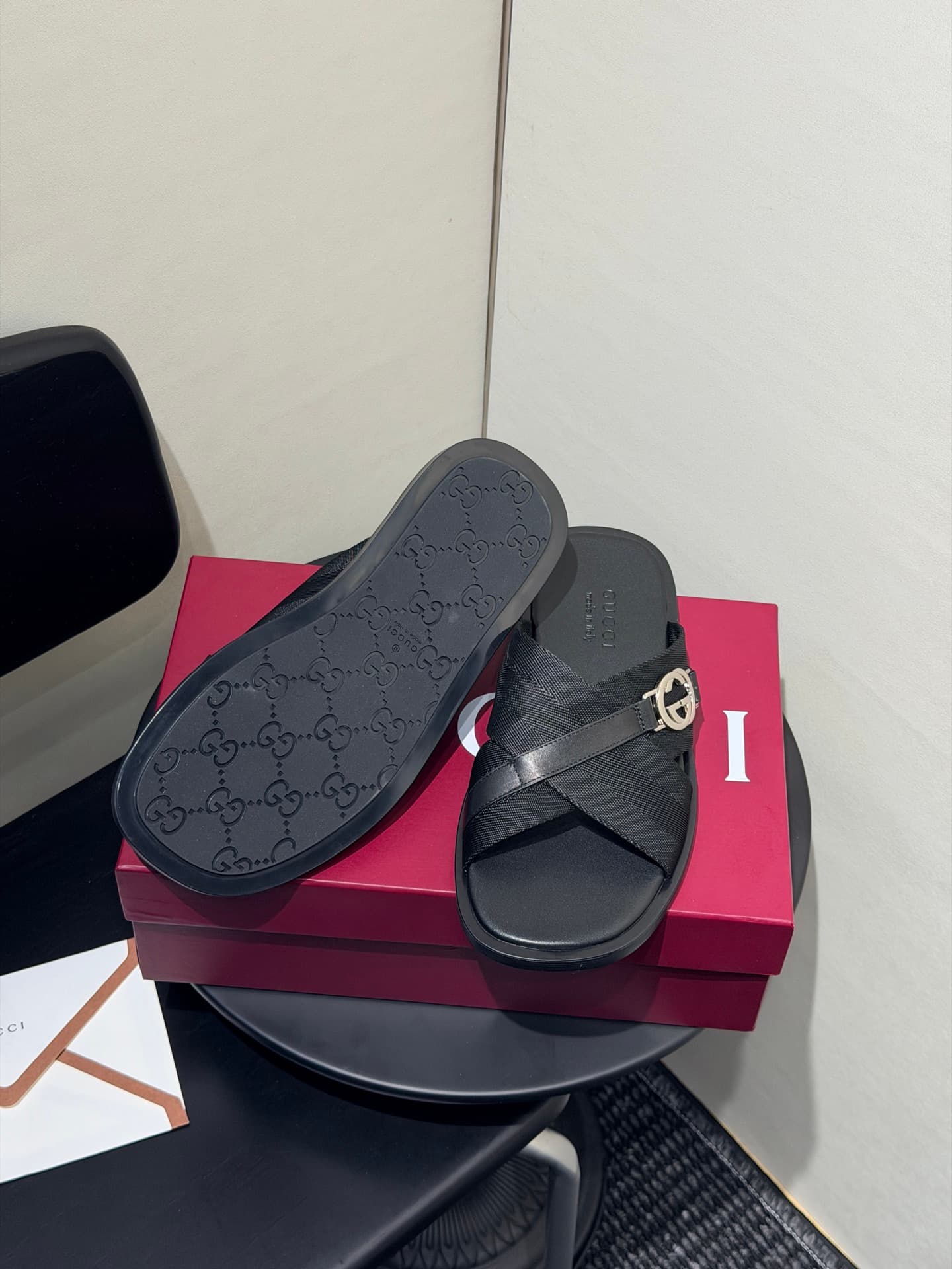 D7061 Men’s sandal shoes, crossed slippers — image 5