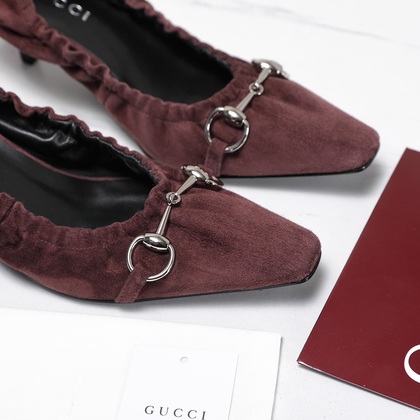D6915 2026 Early Autumn 🆕 GUCCI High-end Collection – Elastic straps and rubber bands, breathable low-top women’s shoes — image 6