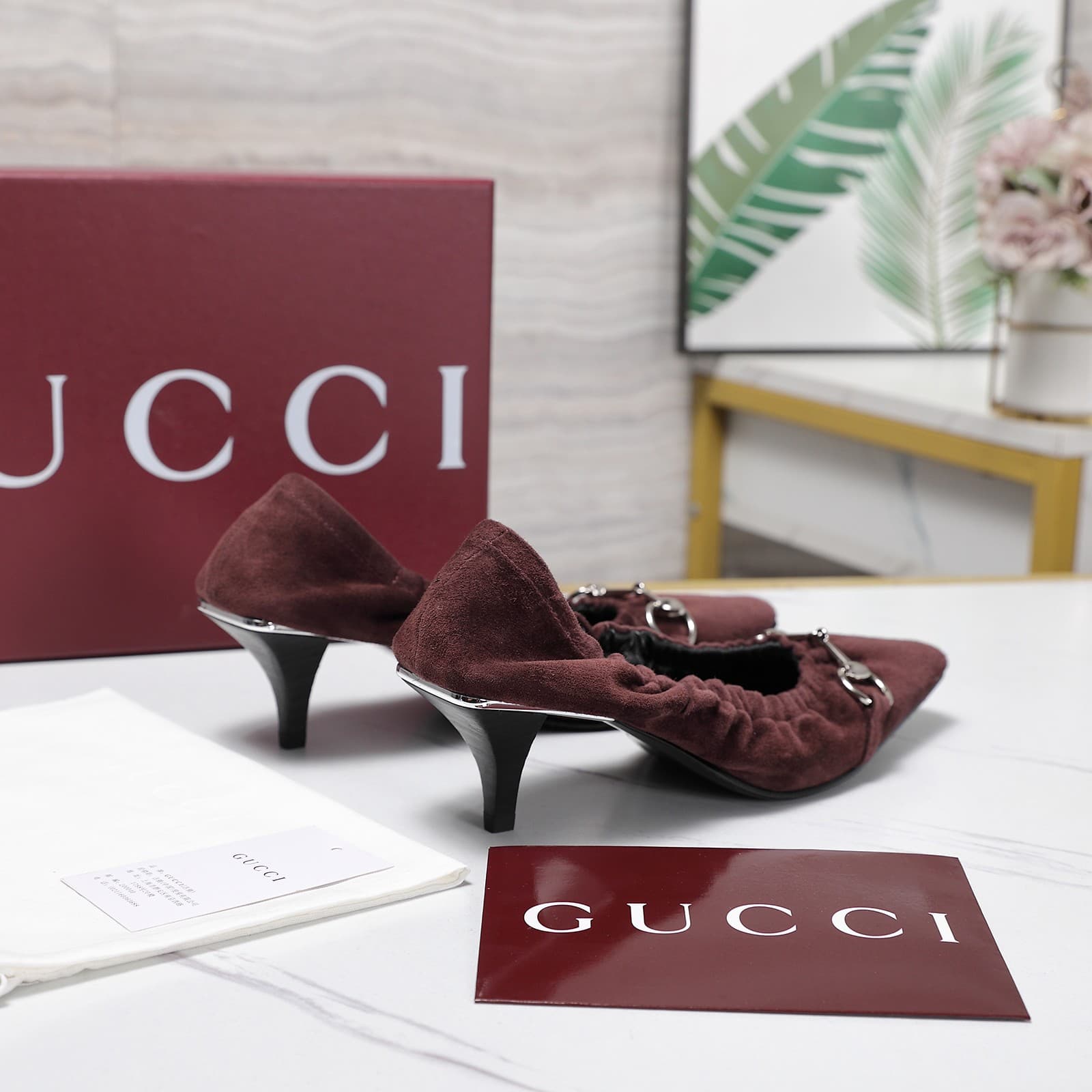 D6915 2026 Early Autumn 🆕 GUCCI High-end Collection – Elastic straps and rubber bands, breathable low-top women’s shoes — image 8