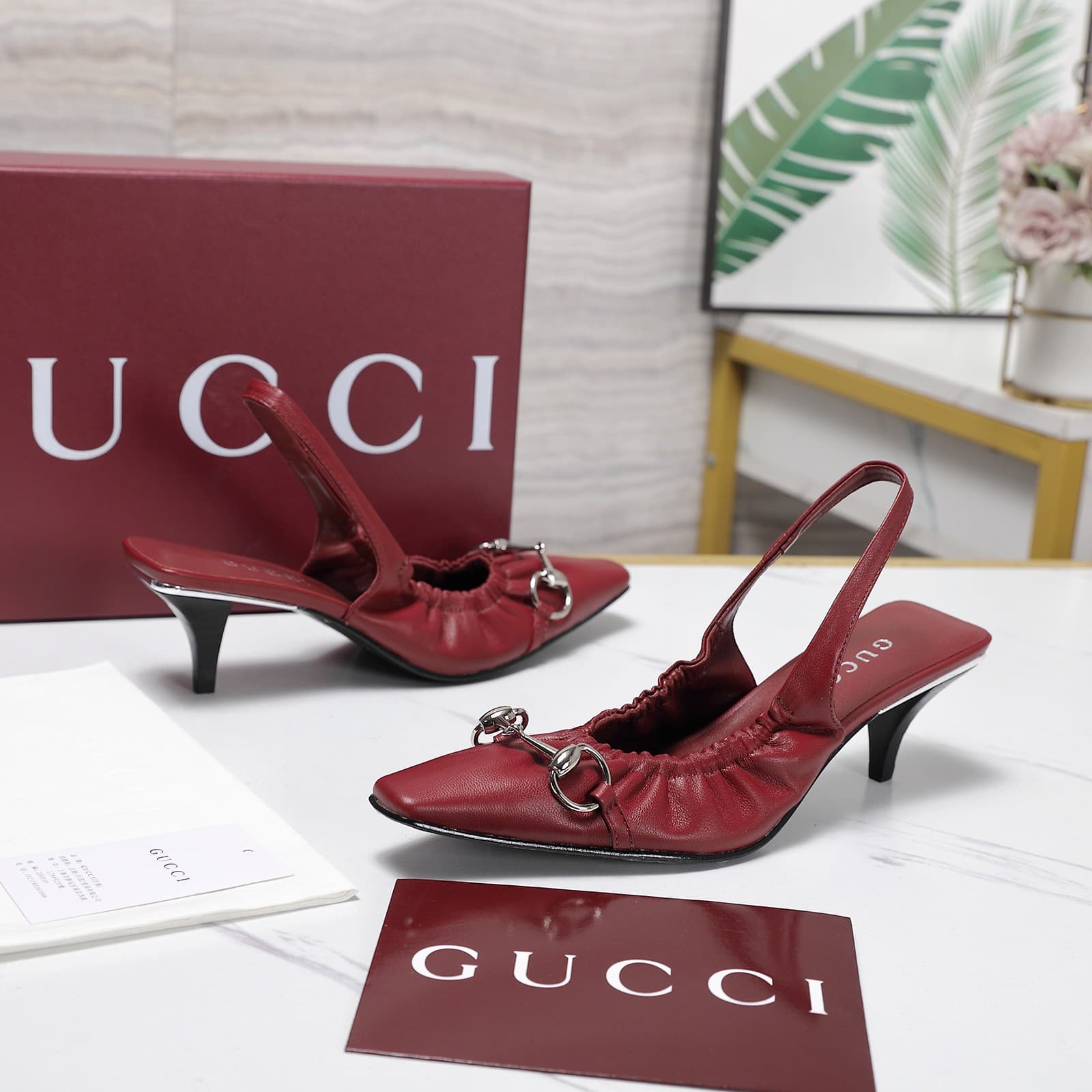 D6913 2026 Early Autumn 🆕 GUCCI High-end Collection – Elastic laces, rubber straps, breathable low-top women’s shoes — image 8