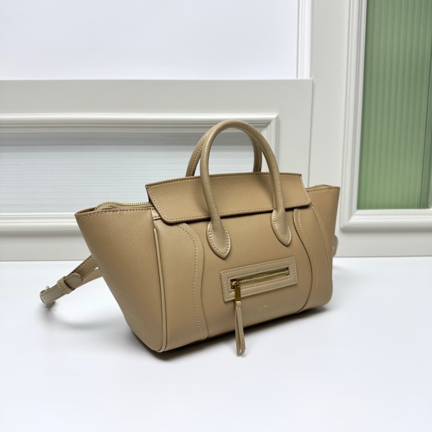 C417 💳250💳076 apricot color💕💕 New product released🅰️🅰️ 26 Spring collection – new smiling bag👛 — image 3