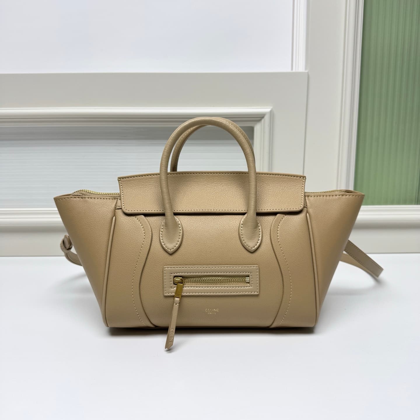 C417 💳250💳076 apricot color💕💕 New product released🅰️🅰️ 26 Spring collection – new smiling bag👛 — image 1