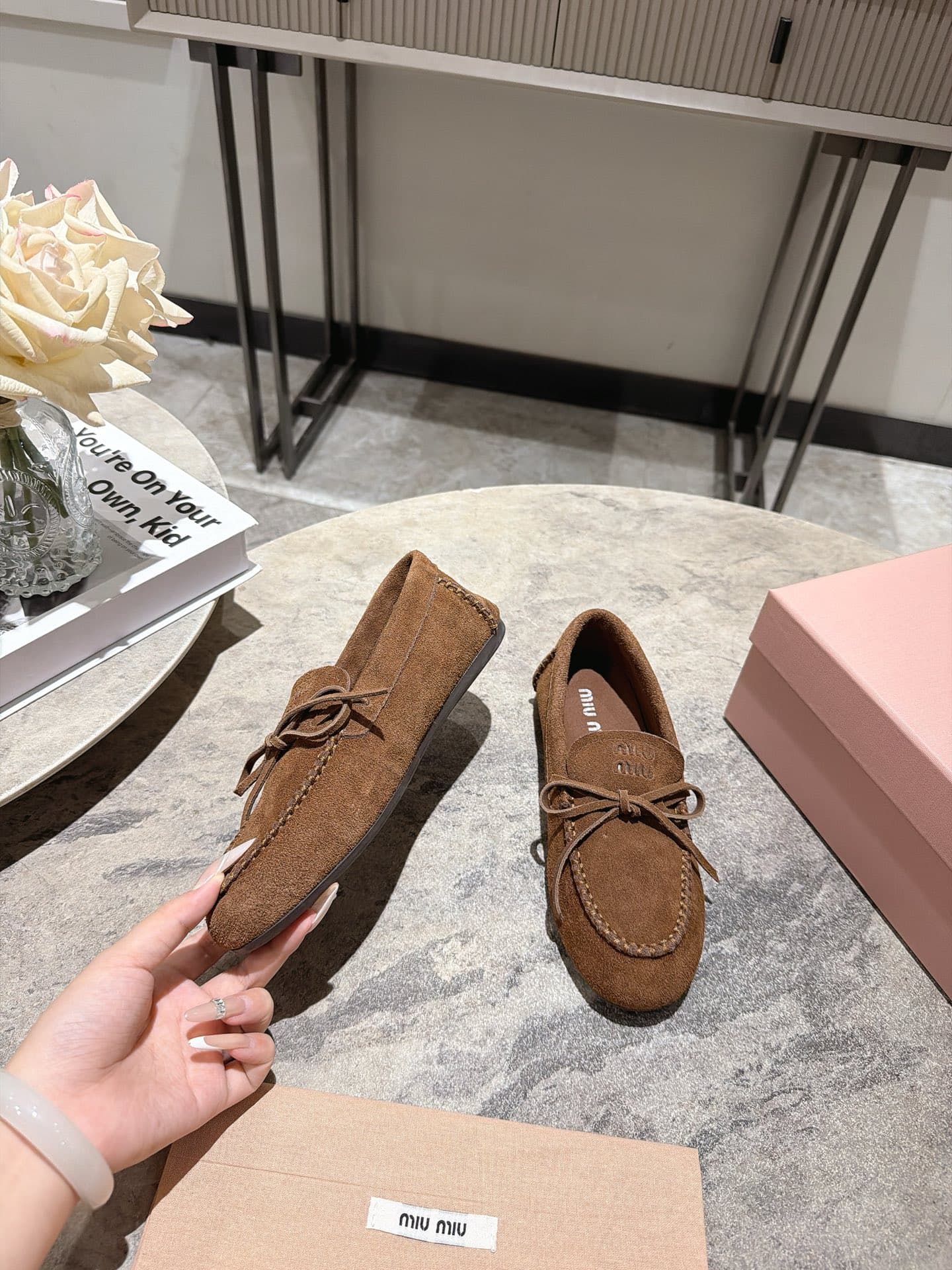 D10633 Miumiu 26 Vintage/Retro Spring/Summer New Model Vintage Bow Leif Shoes 🎉🎉 — image 3