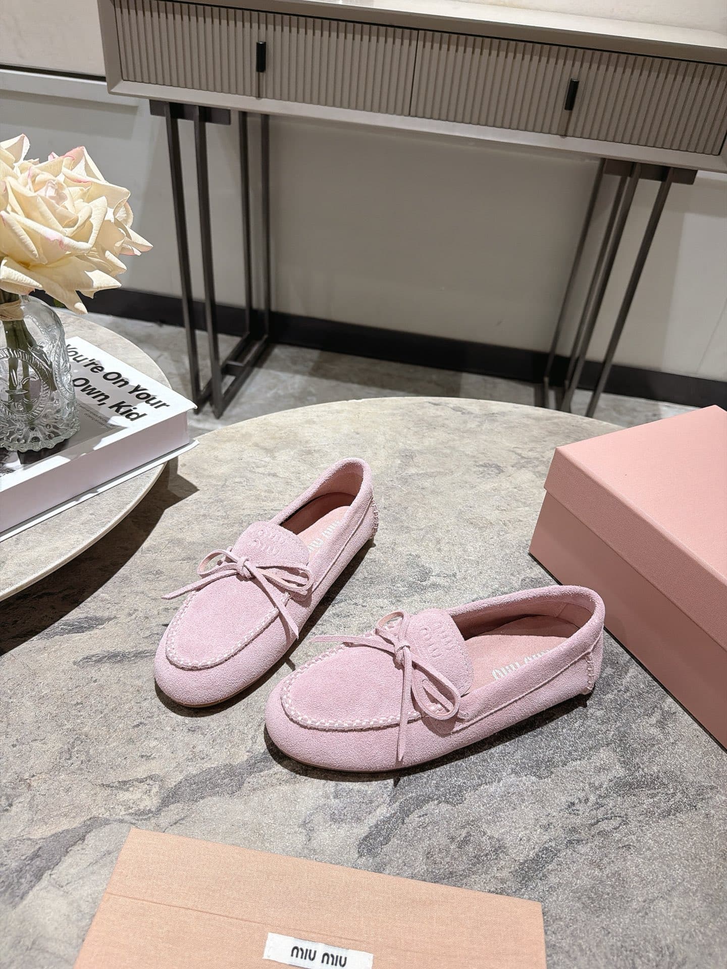 D10631 Miumiu 26 Vintage/Retro Spring/Summer New Model Vintage Bow Leif Shoes 🎉🎉 — image 4