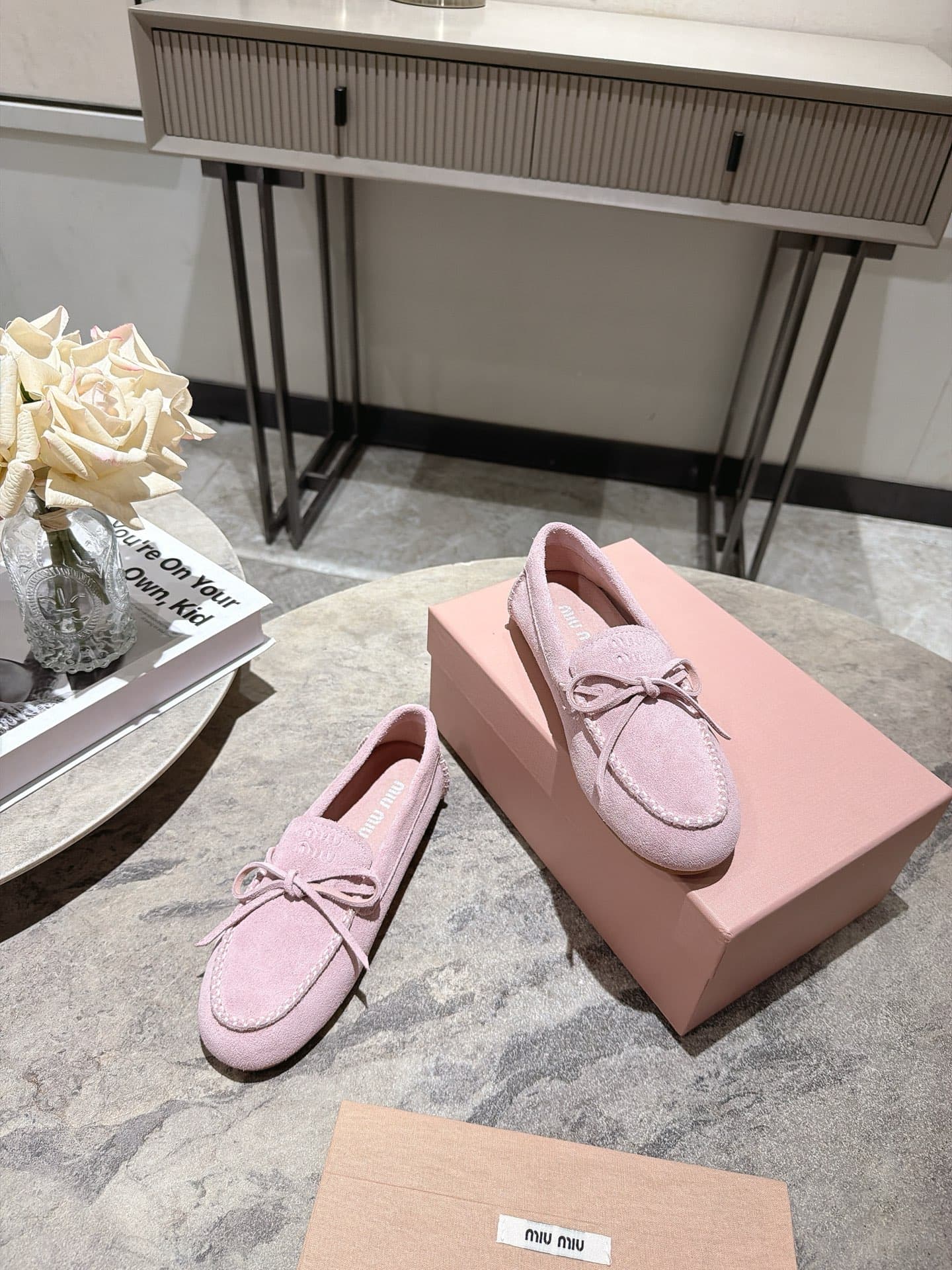 D10631 Miumiu 26 Vintage/Retro Spring/Summer New Model Vintage Bow Leif Shoes 🎉🎉 — image 6