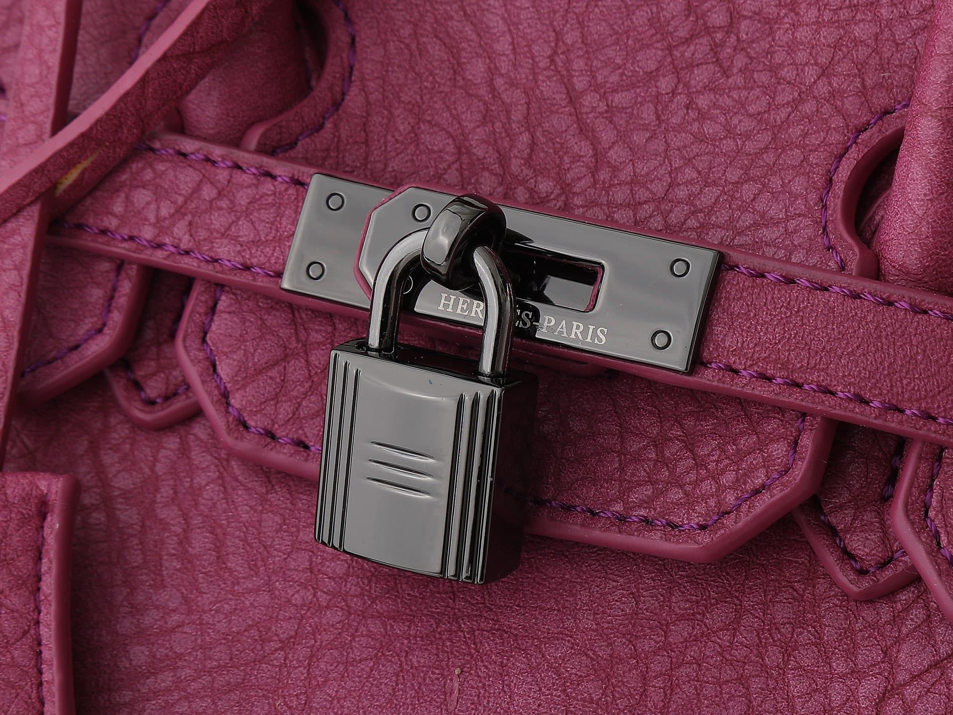 C4830 The upgraded version of the new 11925 model features the Hermès platinum elephant pattern in magenta. It is a high-end women’s casual briefcase, similar to those available at specialty stores. It comes in a slingback design and has extremely fine an — image 5