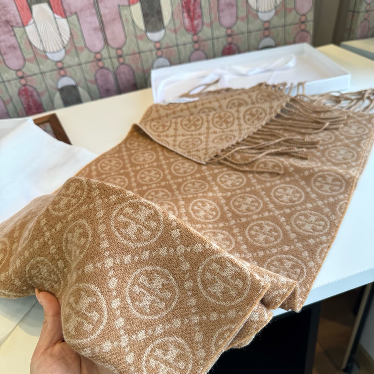 C30716 🧣High-quality imported cashmere 🧣 — image 8
